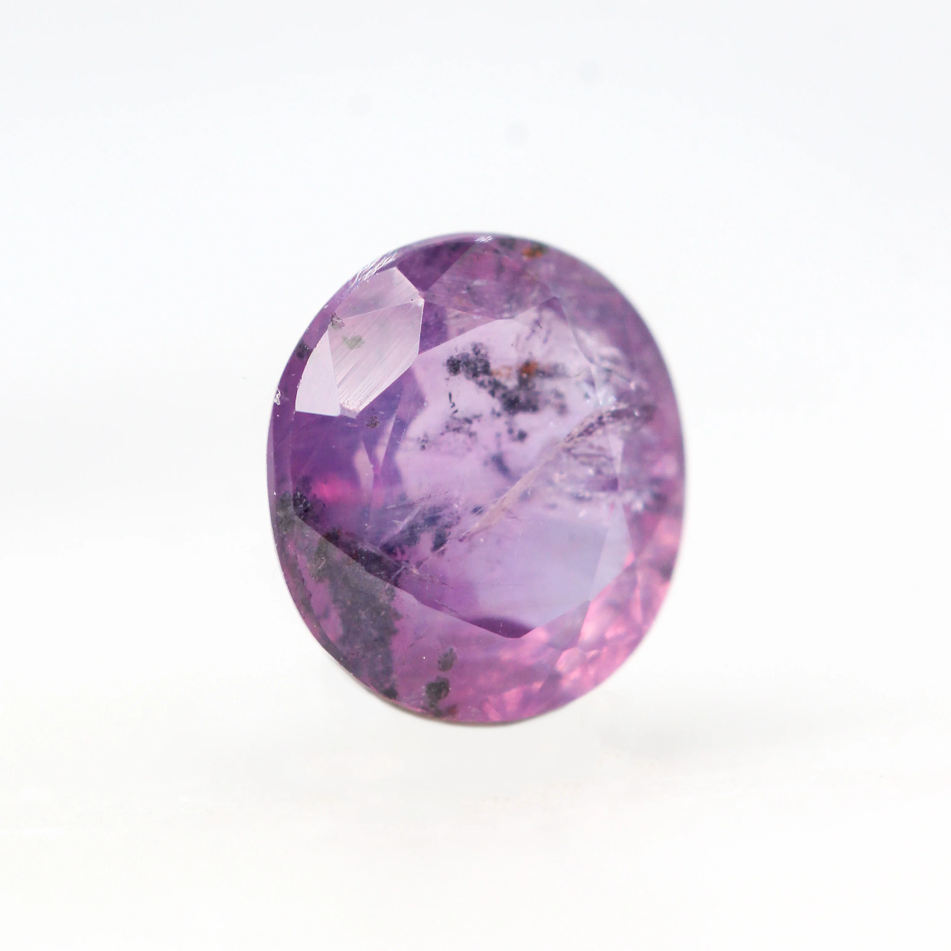1.22 Carat Purple Oval Sapphire for Custom Work - Inventory Code POS122 - Image 4