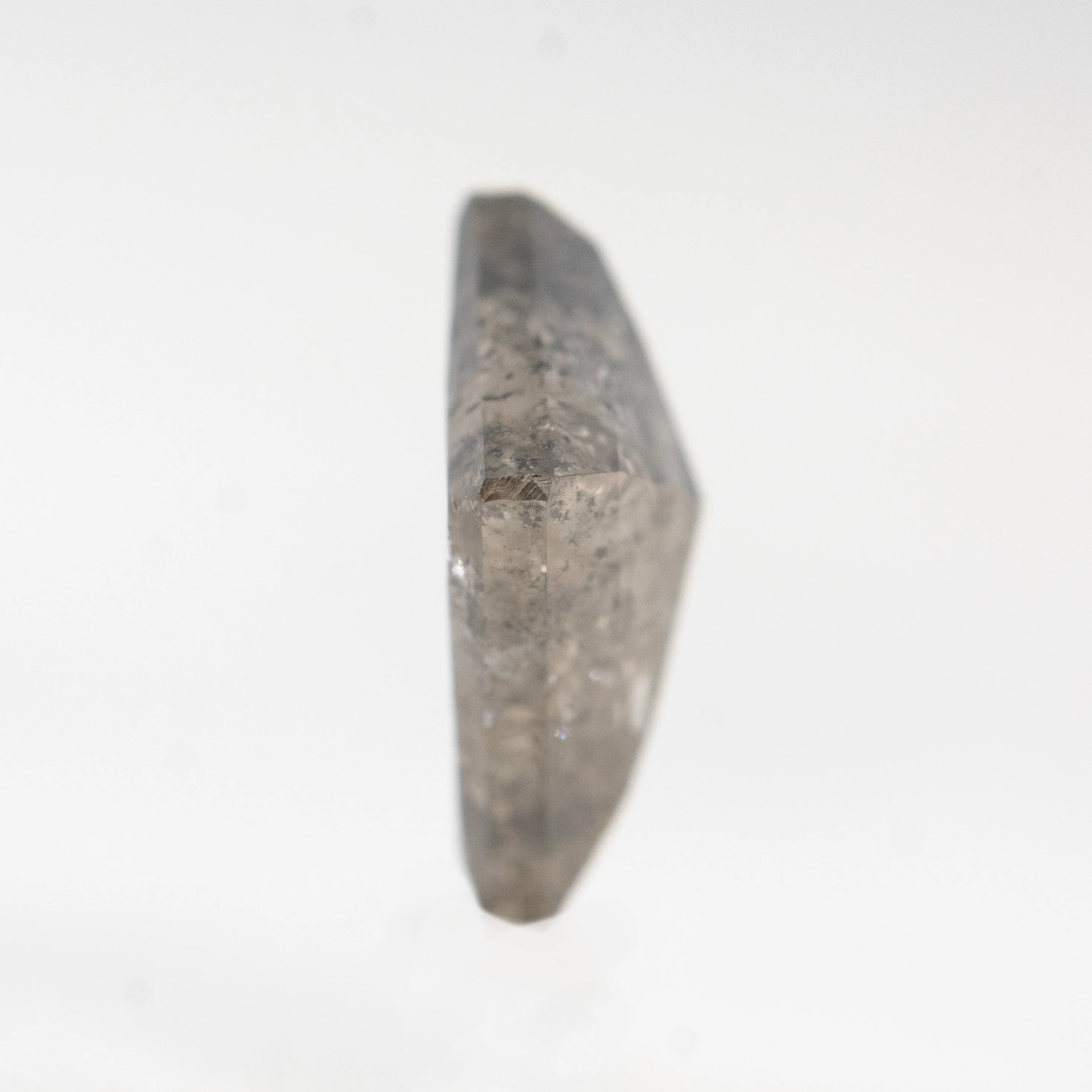 1.25 Carat Dark Gray Kite Salt and Pepper Diamond for Custom Work - Inventory Code DSK125 - Image 5