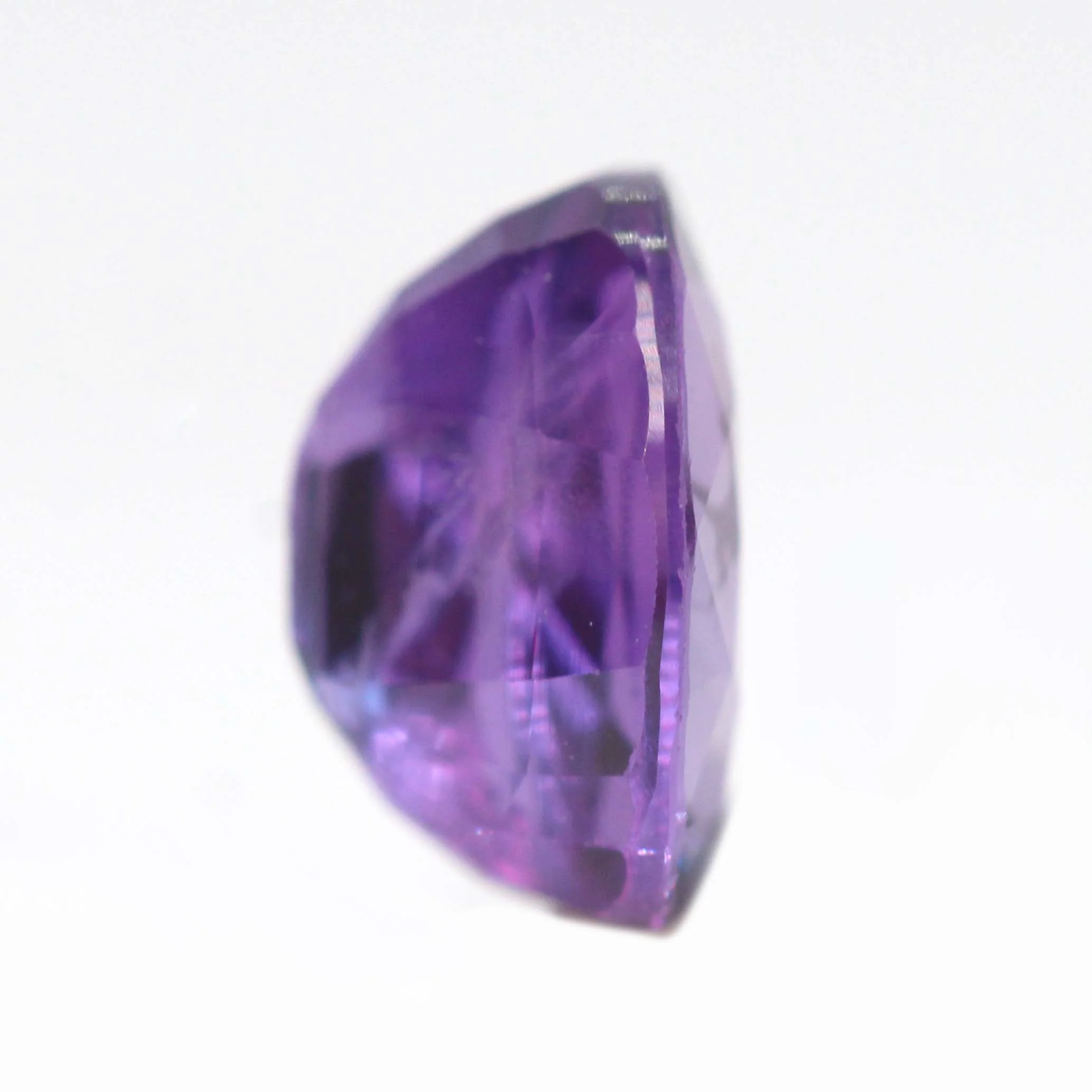 1.25 Carat Purple Oval Sapphire for Custom Work - Inventory Code POS125 - Image 5