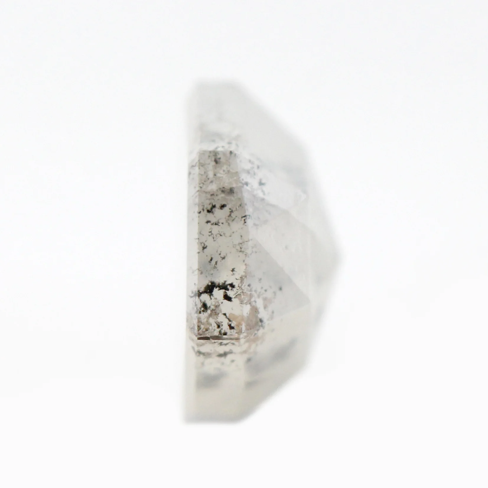 1.27 Carat Misty White Hexagon Salt and Pepper Diamond for Custom Work - Inventory Code MWH127 - Image 5
