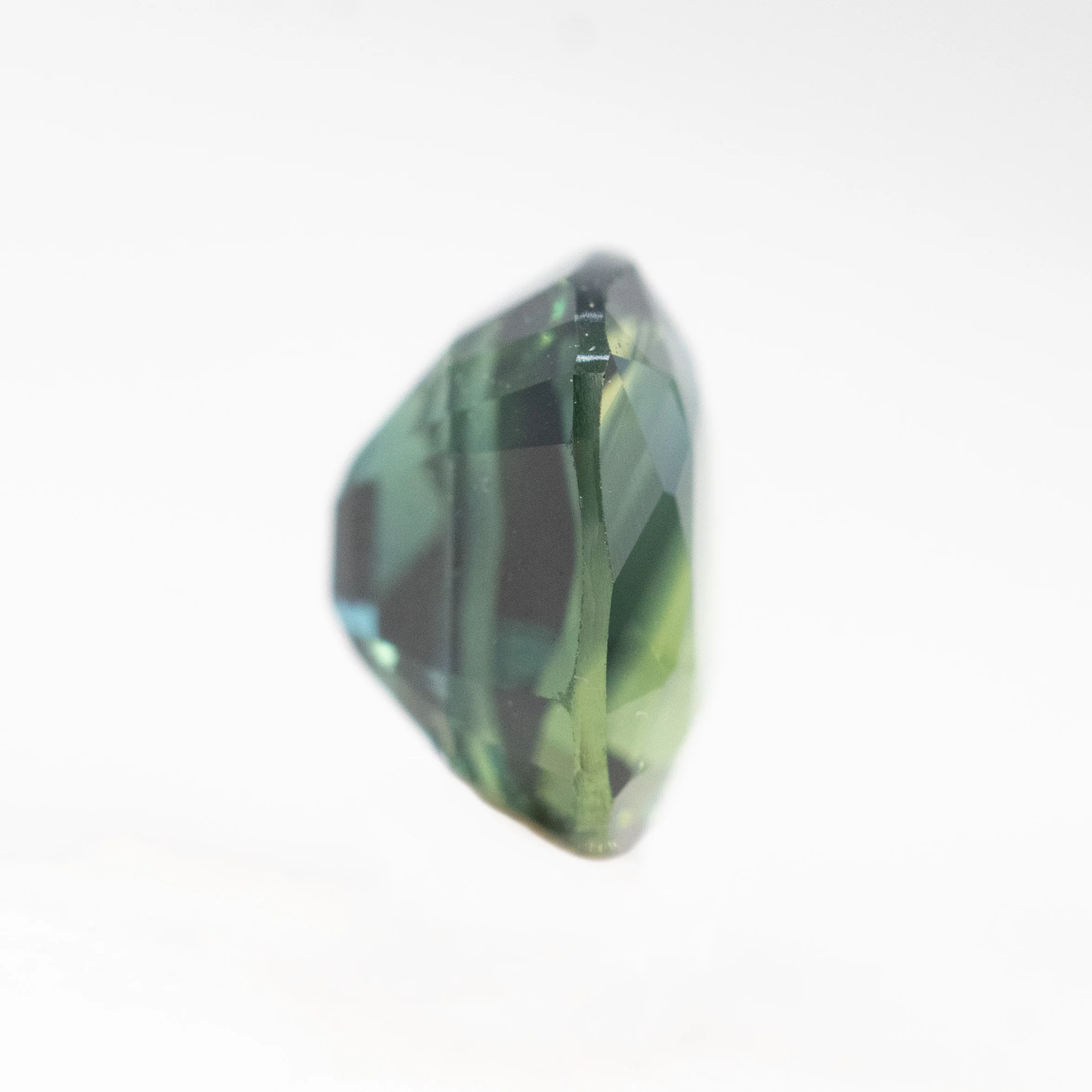 1.27 Carat Elongated Cushion Cut Teal Sapphire for Custom Work - Inventory Code TECS127 - Image 5