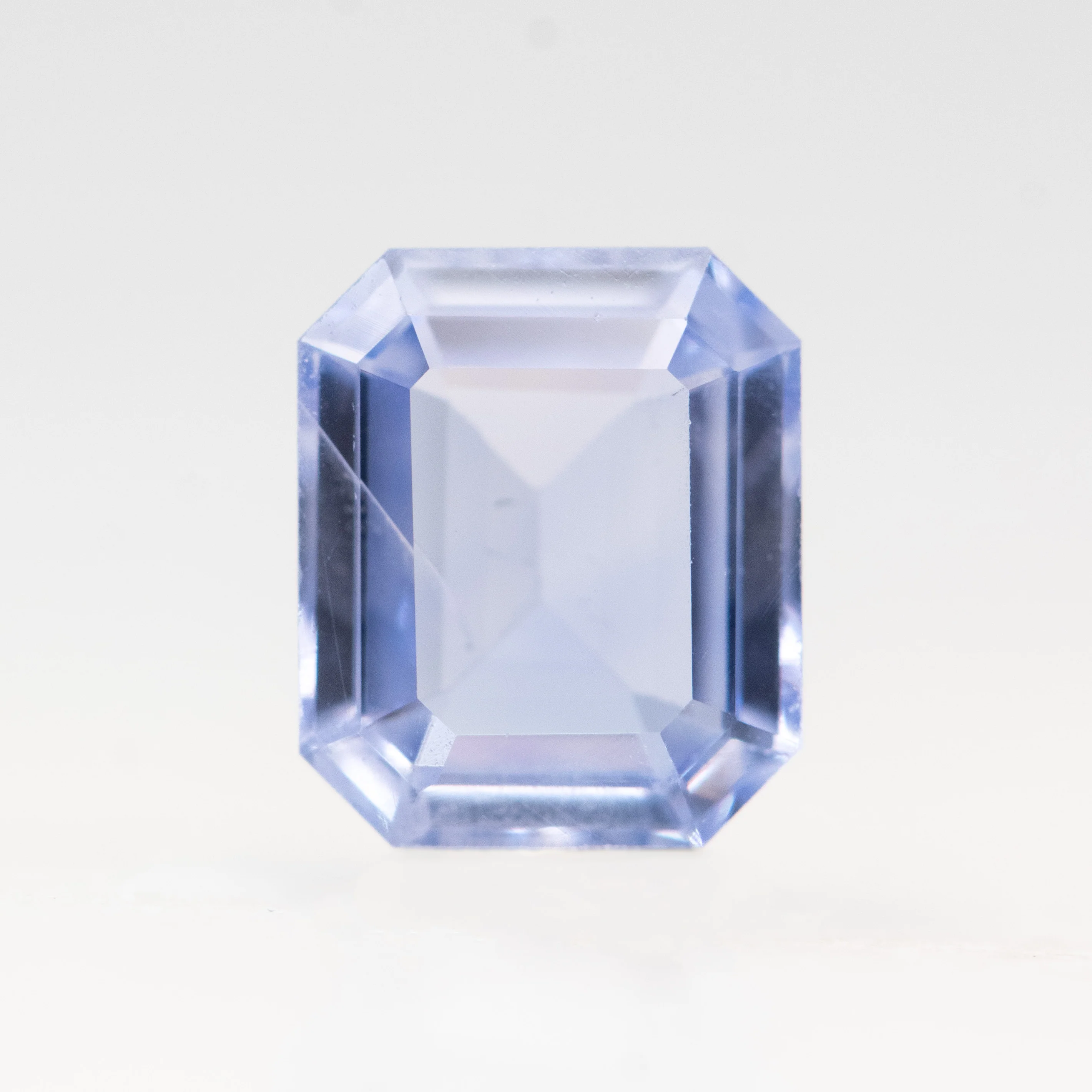 1.28 Carat Emerald Cut Cornflower Blue Sapphire for Custom Work - Inventory Code CBS128