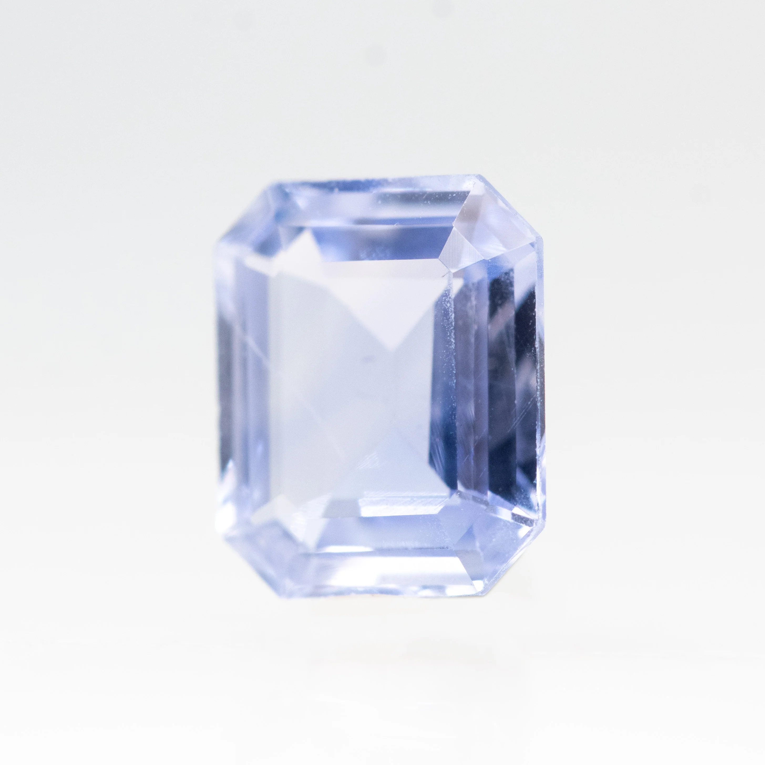 1.28 Carat Emerald Cut Cornflower Blue Sapphire for Custom Work - Inventory Code CBS128 - Image 3