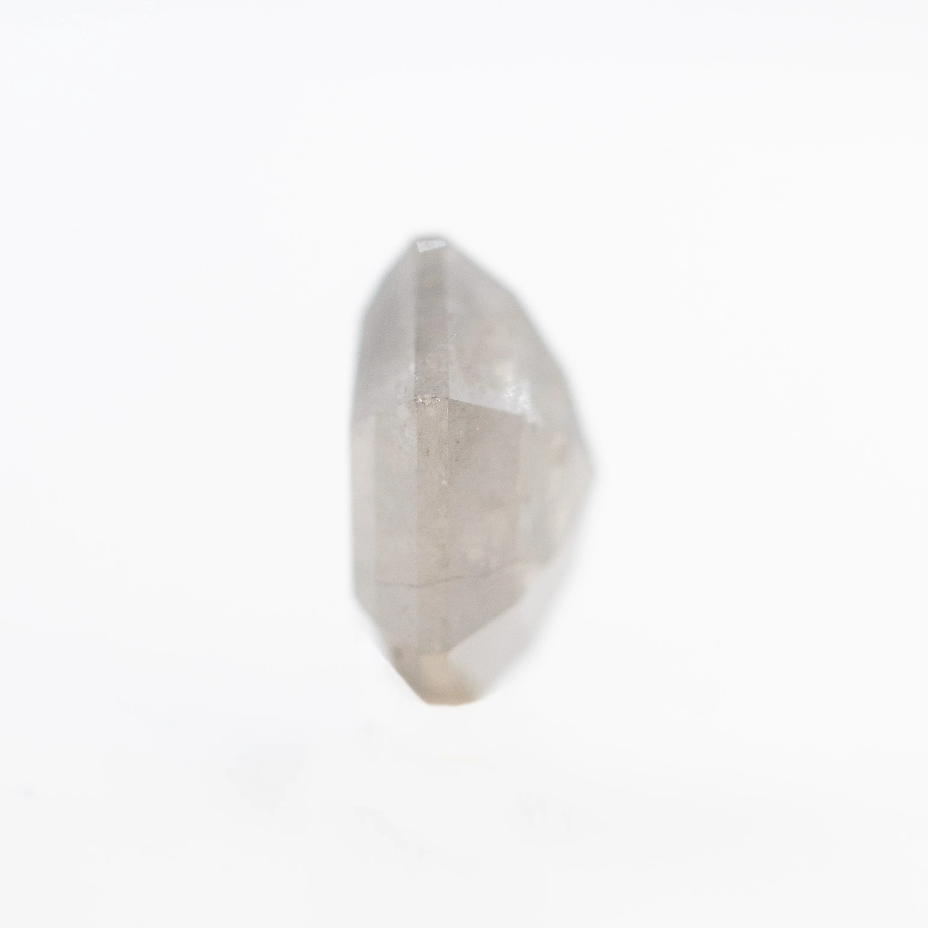 1.28 Carat Gray Hexagon Salt and Pepper Diamond for Custom Work - Inventory Code SGH128 - Image 5