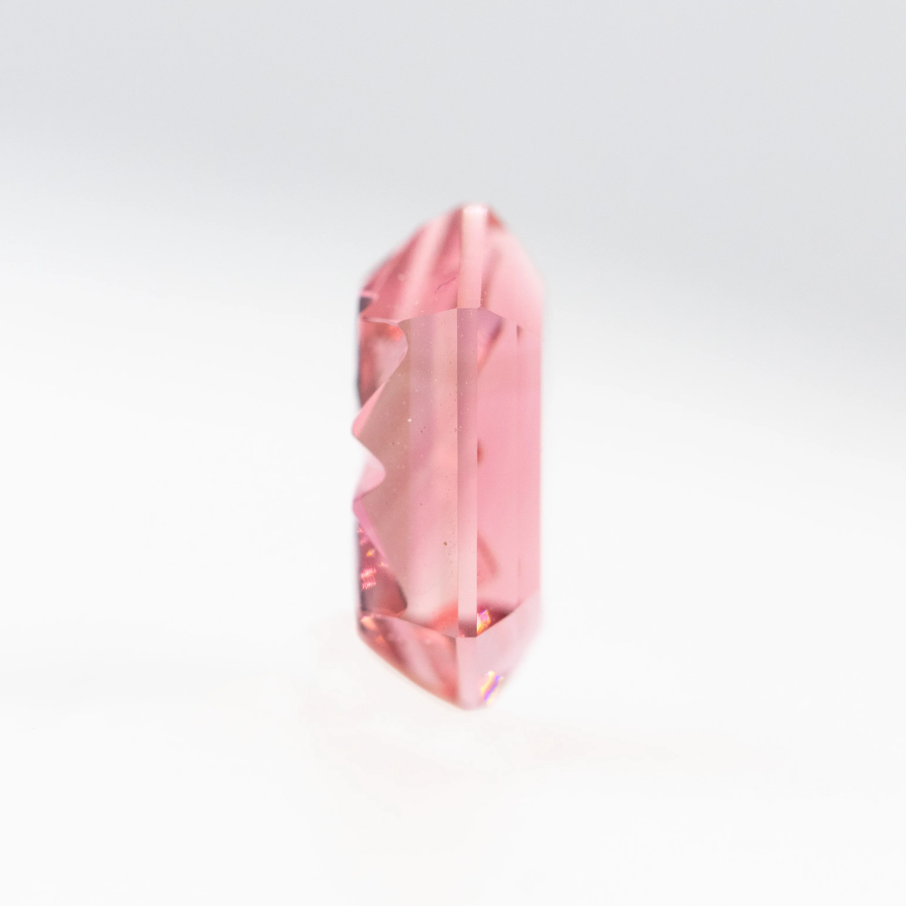 1.28 Carat Hexagon Fantasy Cut Pink Tourmaline for Custom Work - Inventory Code PHT128 - Image 5