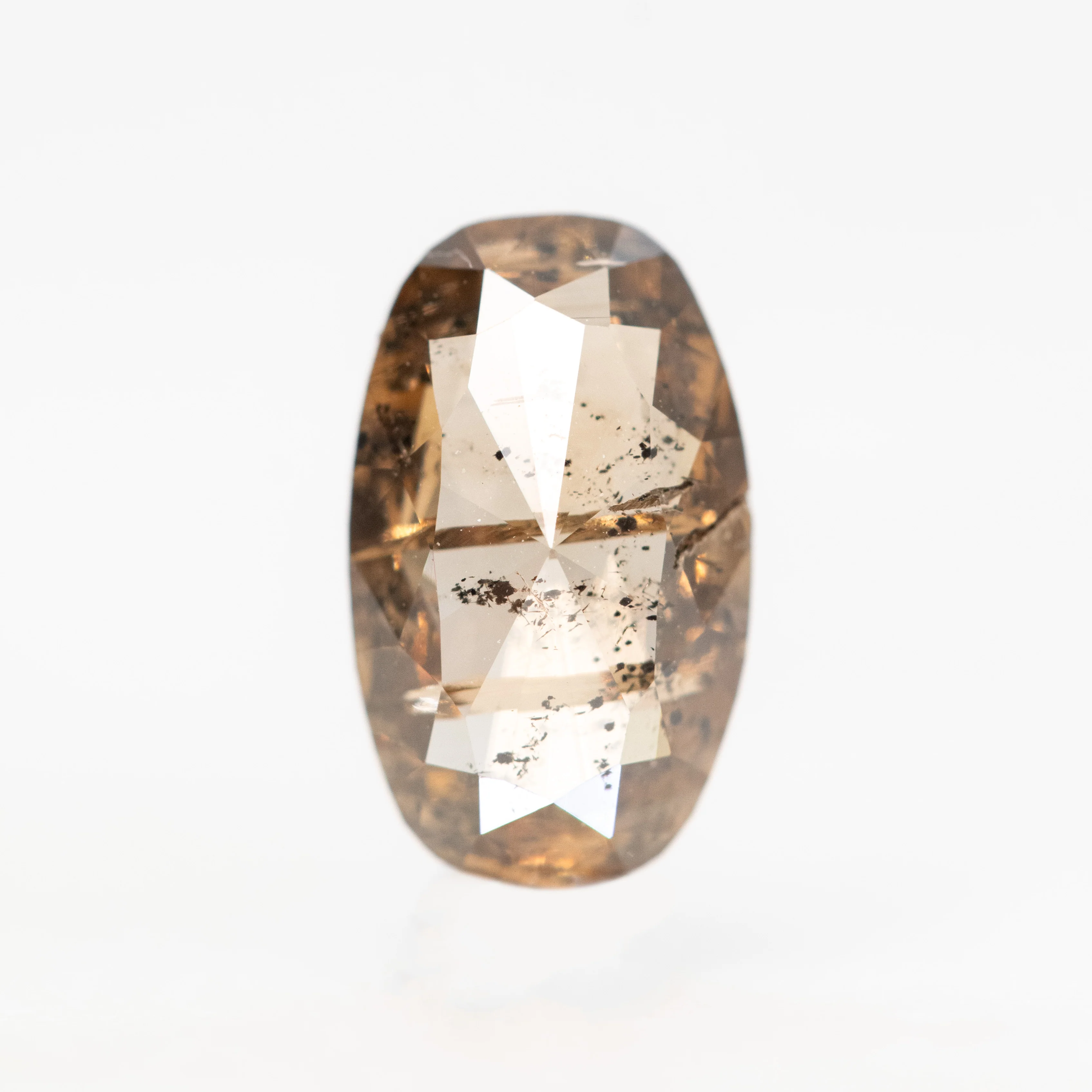 1.29 Carat Brown Oval Salt and Pepper Diamond for Custom Work - Inventory Code DCO129