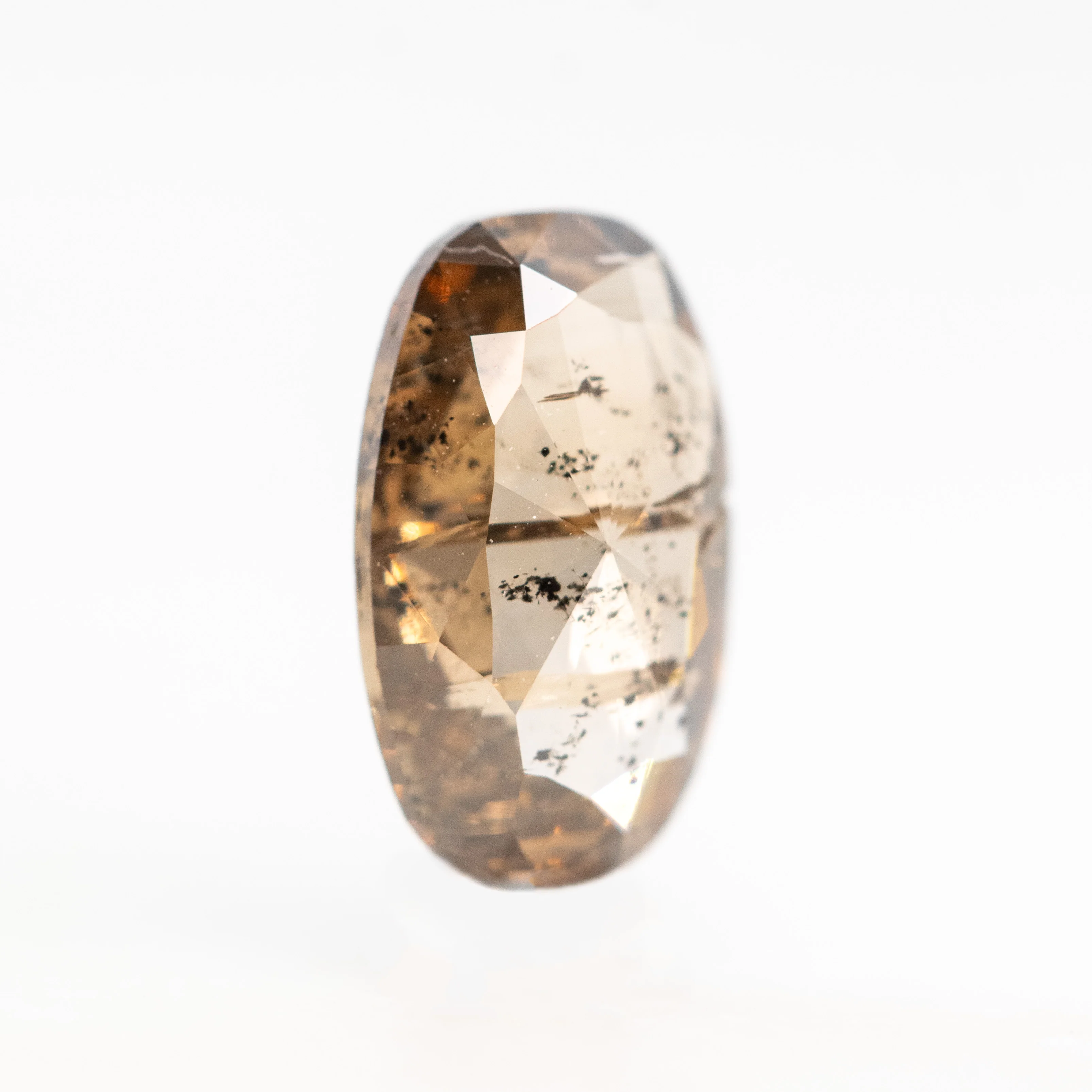 1.29 Carat Brown Oval Salt and Pepper Diamond for Custom Work - Inventory Code DCO129 - Image 4