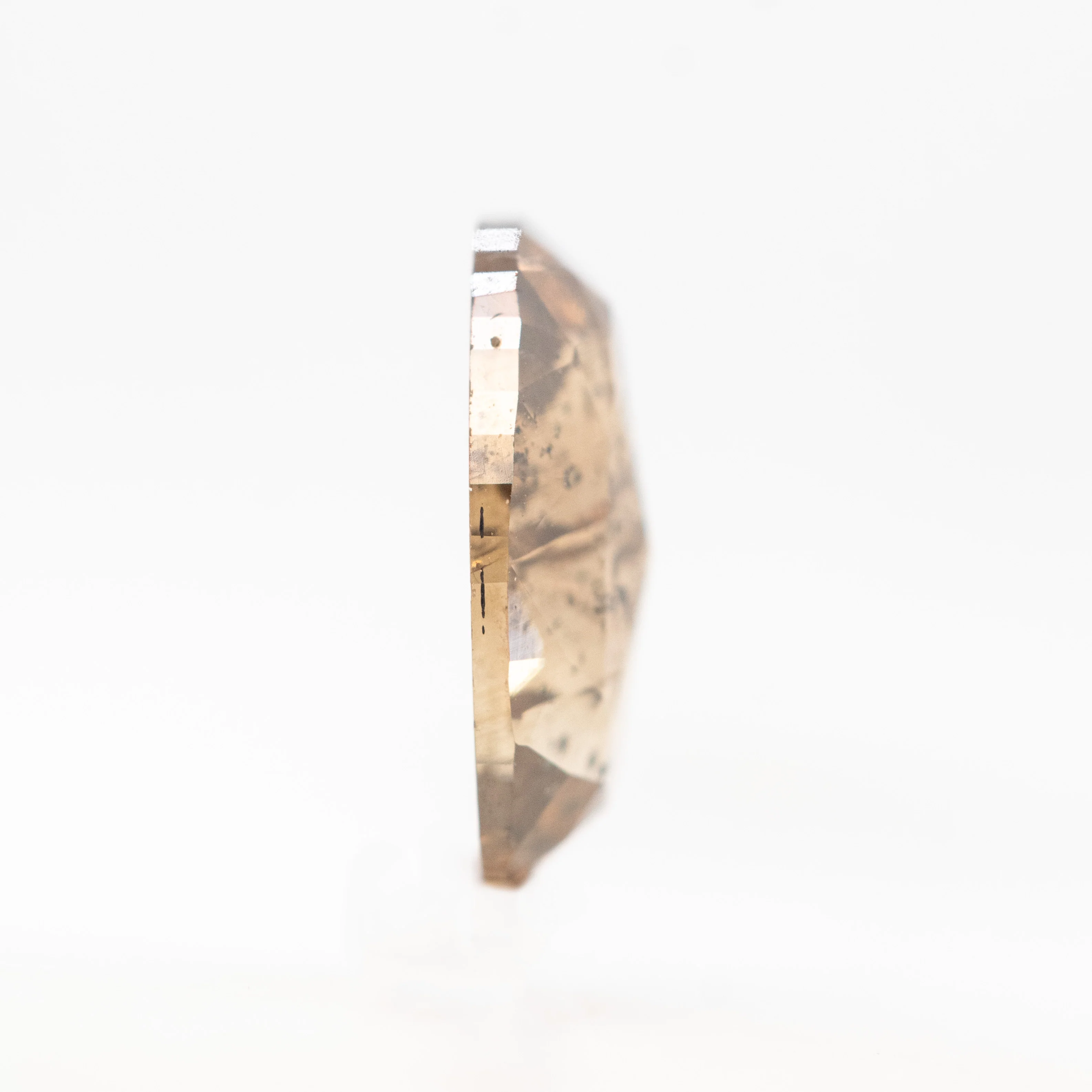 1.29 Carat Brown Oval Salt and Pepper Diamond for Custom Work - Inventory Code DCO129 - Image 5