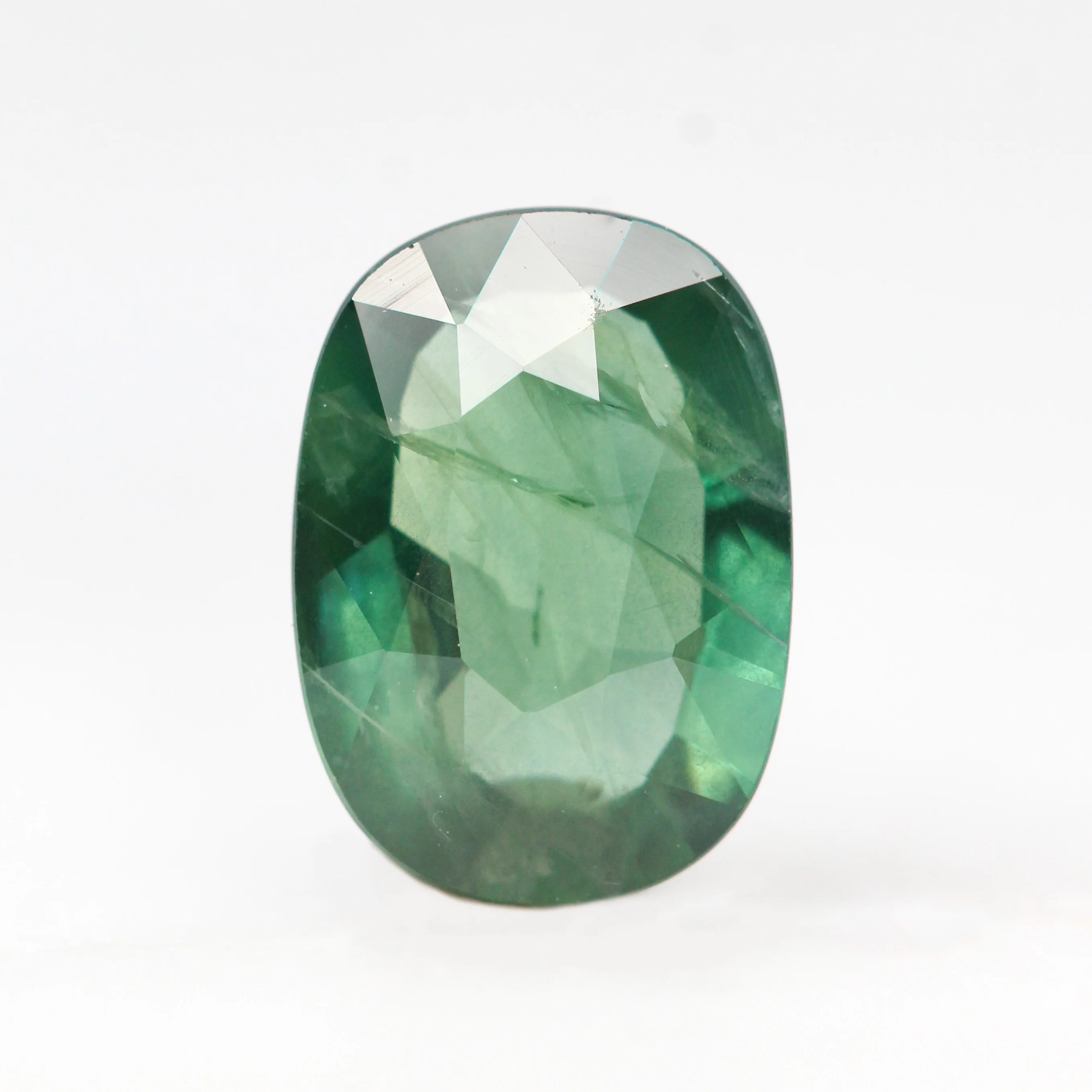 1.31 Carat Green Oval Sapphire for Custom Work - Inventory Code GOS131