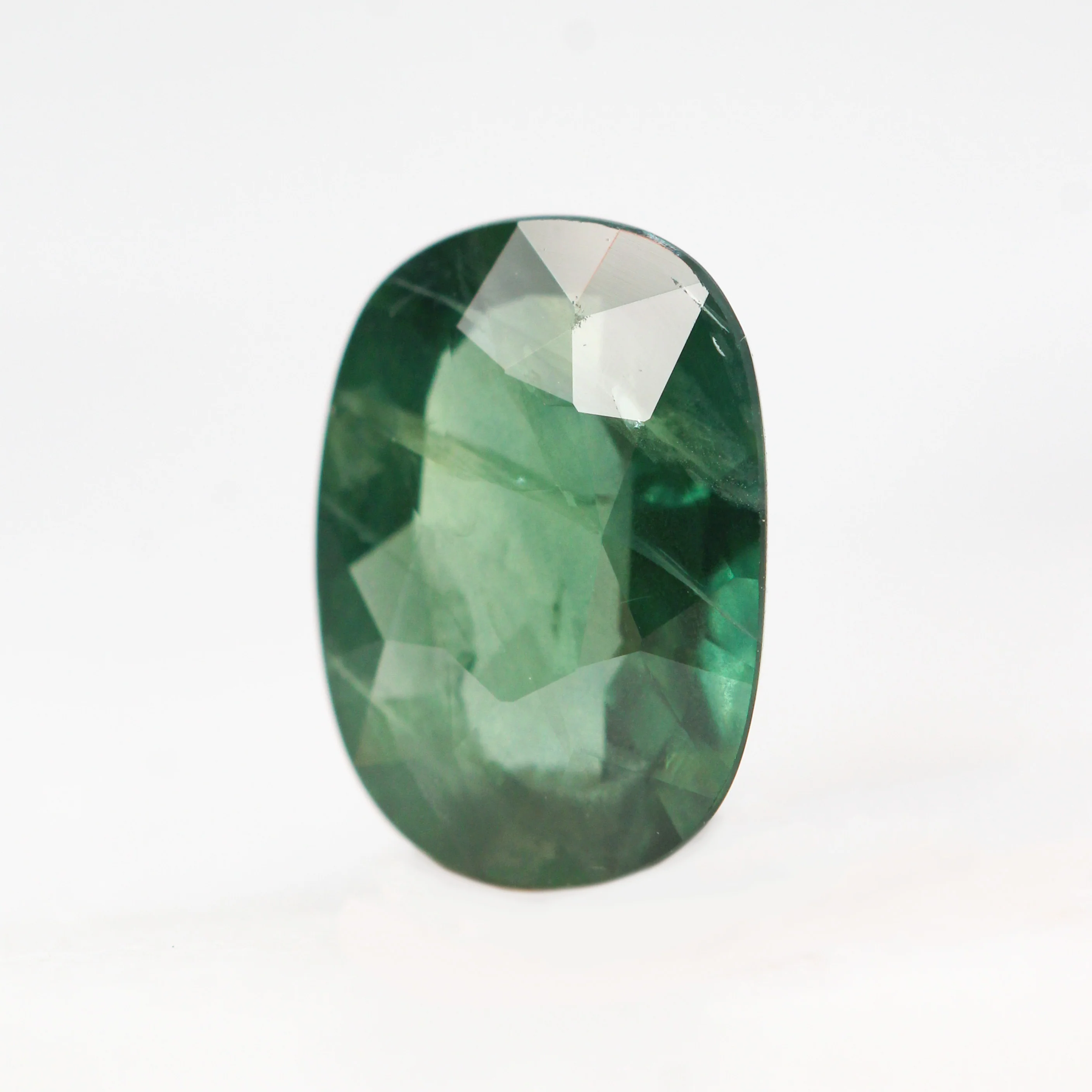 1.31 Carat Green Oval Sapphire for Custom Work - Inventory Code GOS131 - Image 3