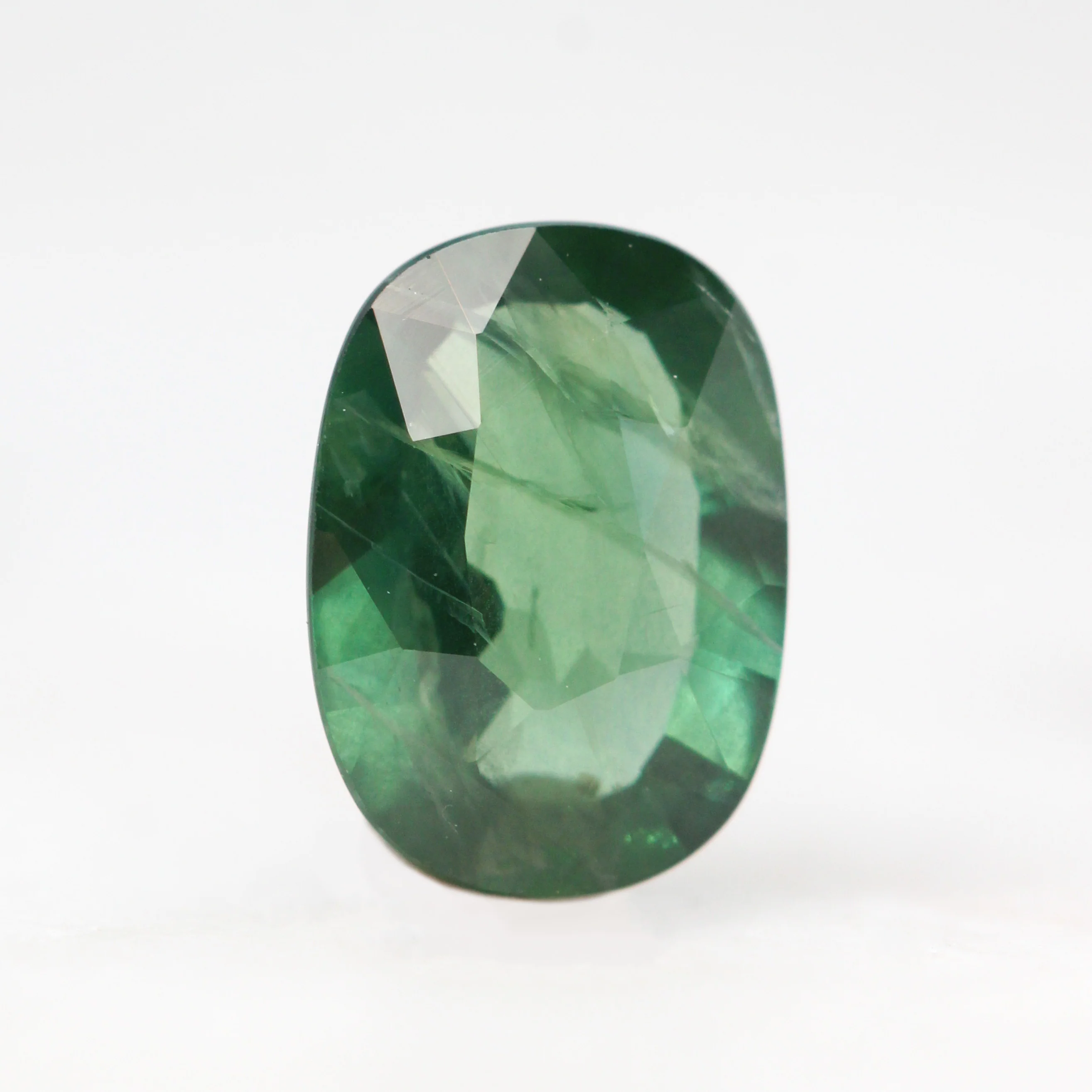 1.31 Carat Green Oval Sapphire for Custom Work - Inventory Code GOS131 - Image 4