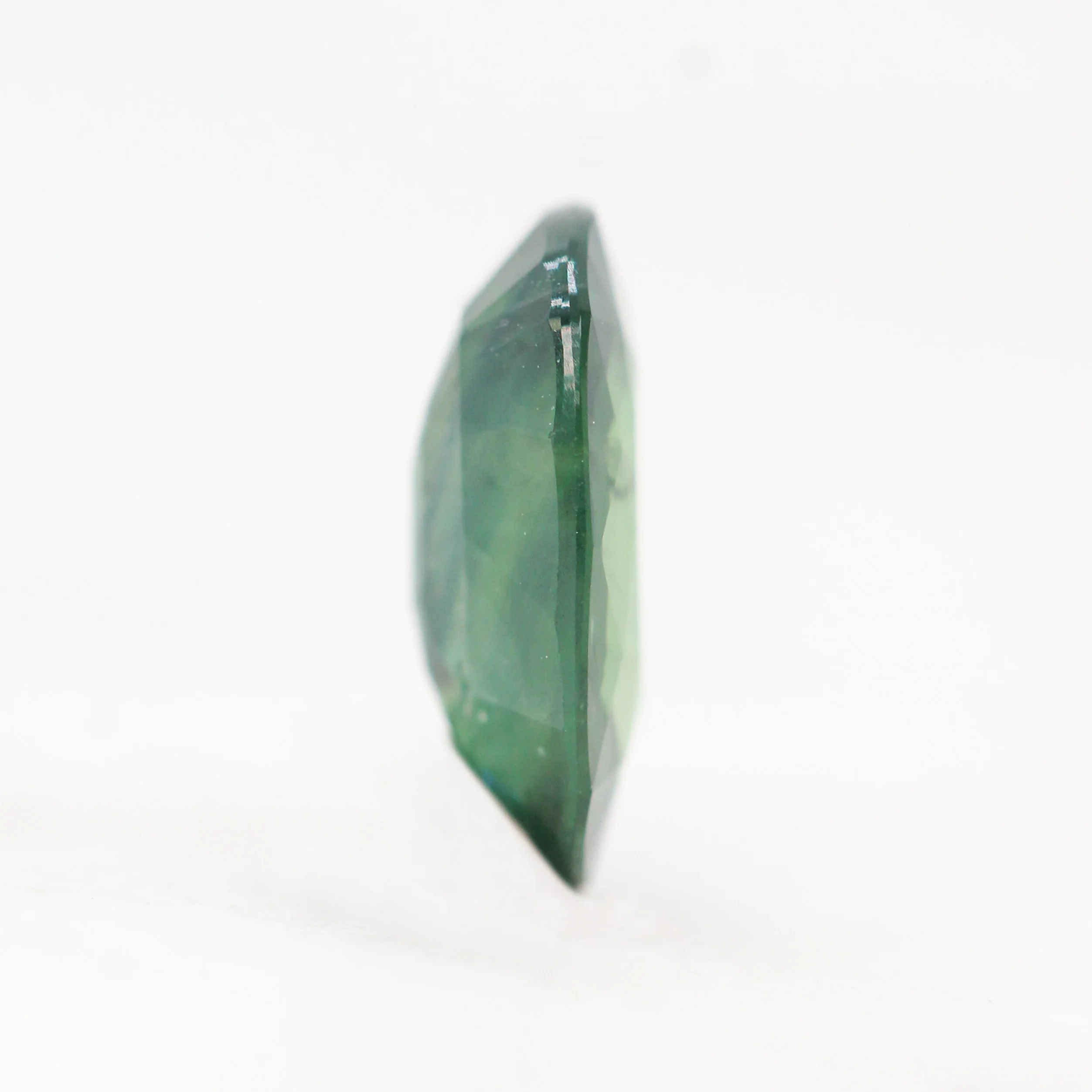 1.31 Carat Green Oval Sapphire for Custom Work - Inventory Code GOS131 - Image 5