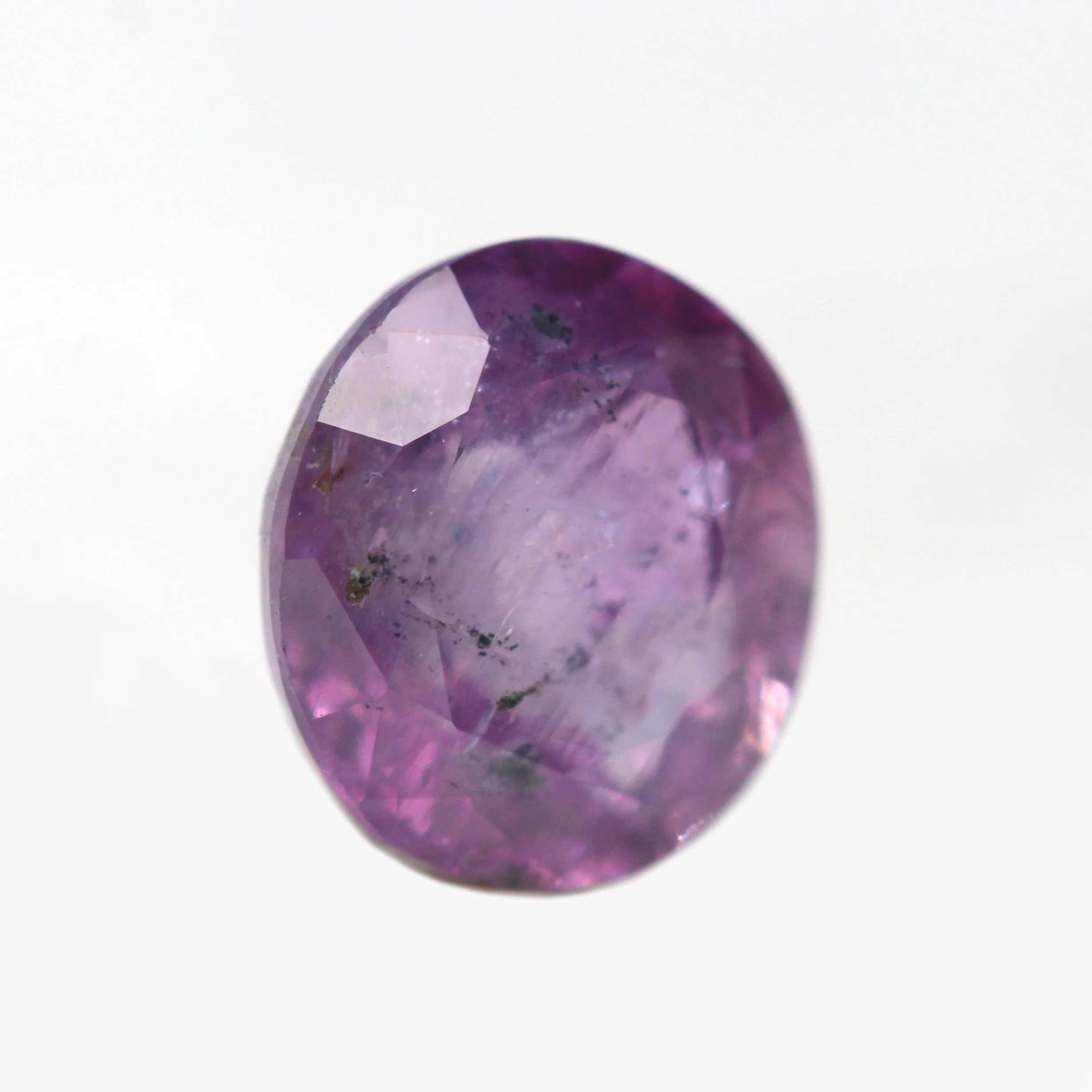 1.32 Carat Purple Oval Sapphire for Custom Work - Inventory Code OPS132 - Image 4