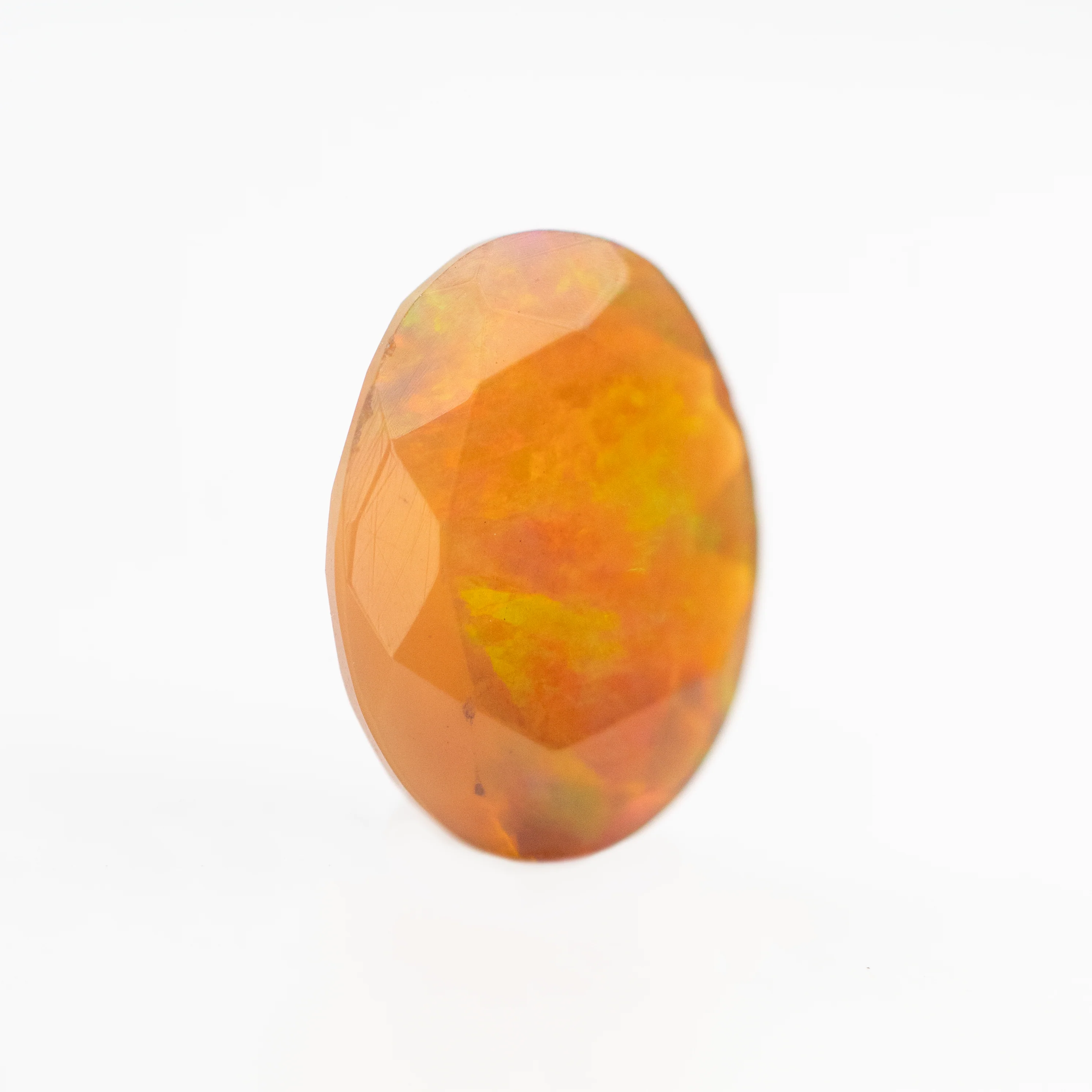 1.35 Carat Oval Fire Opal for Custom Work - Inventory Code OOO135 - Image 3
