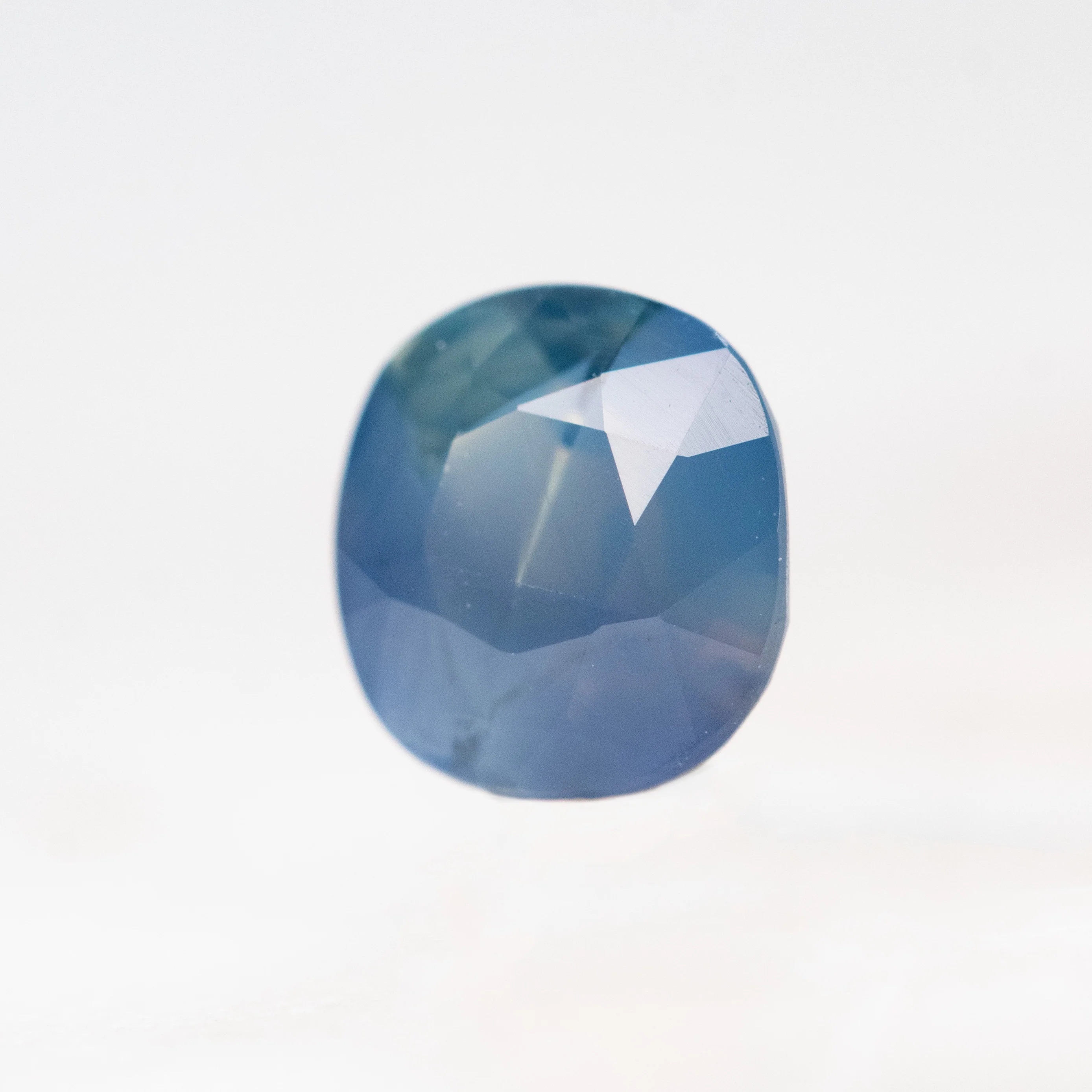 1.36 Carat Blue Cushion Cut Sapphire for Custom Work - Inventory Code BCS136 - Image 3