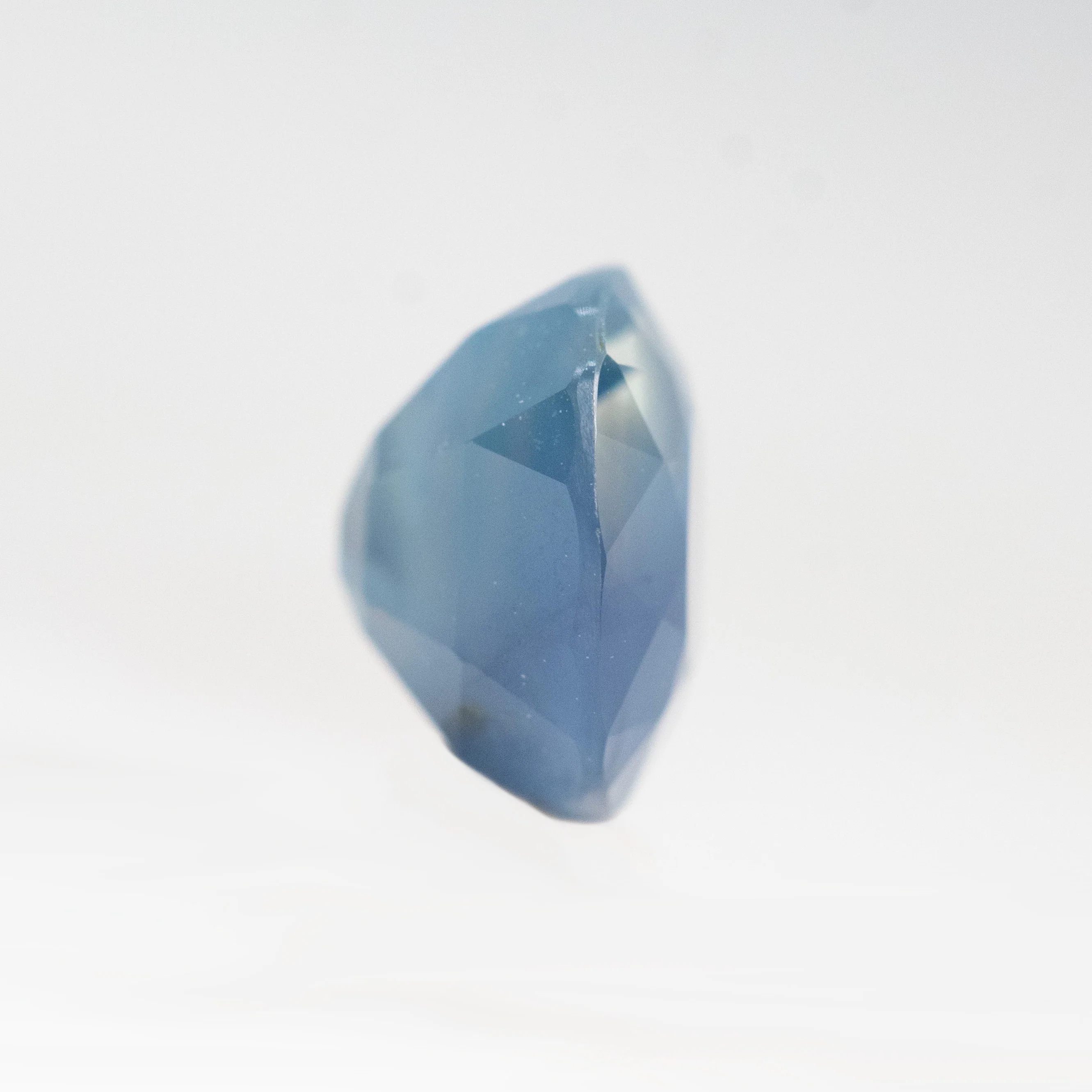 1.36 Carat Blue Cushion Cut Sapphire for Custom Work - Inventory Code BCS136 - Image 5