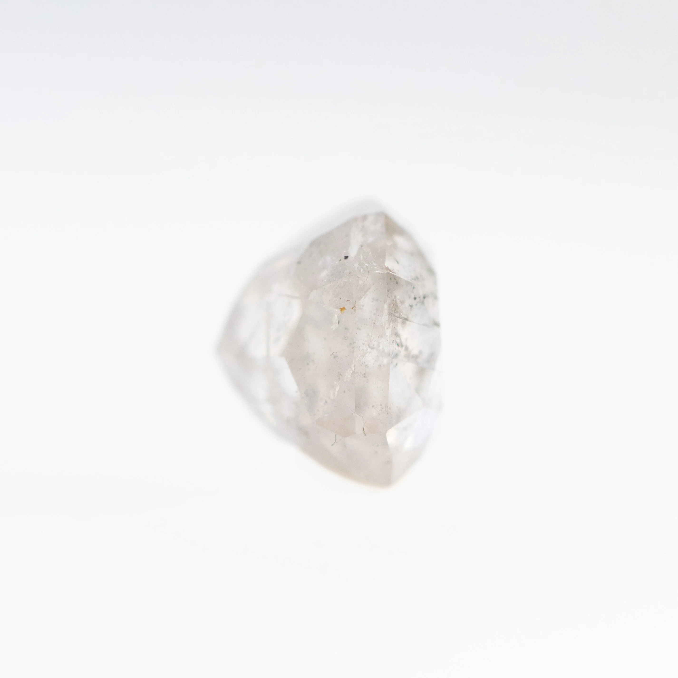 1.39 Carat Misty Gray Asscher Salt and Pepper Diamond for Custom Work - Inventory Code MGA139 - Image 5