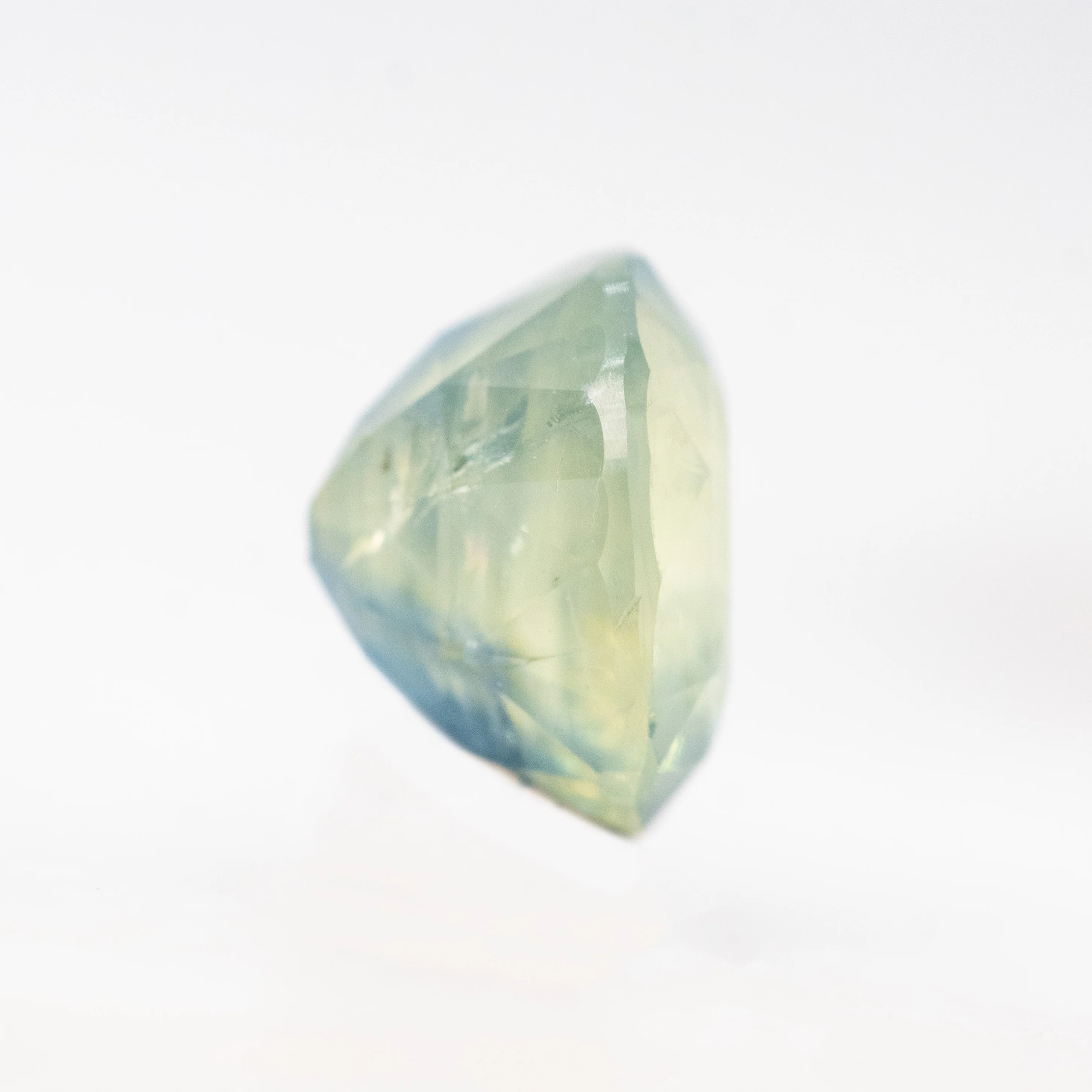 1.40 Carat Multicolor Teal Oval Sapphire for Custom Work - Inventory Code MCOS140 - Image 5