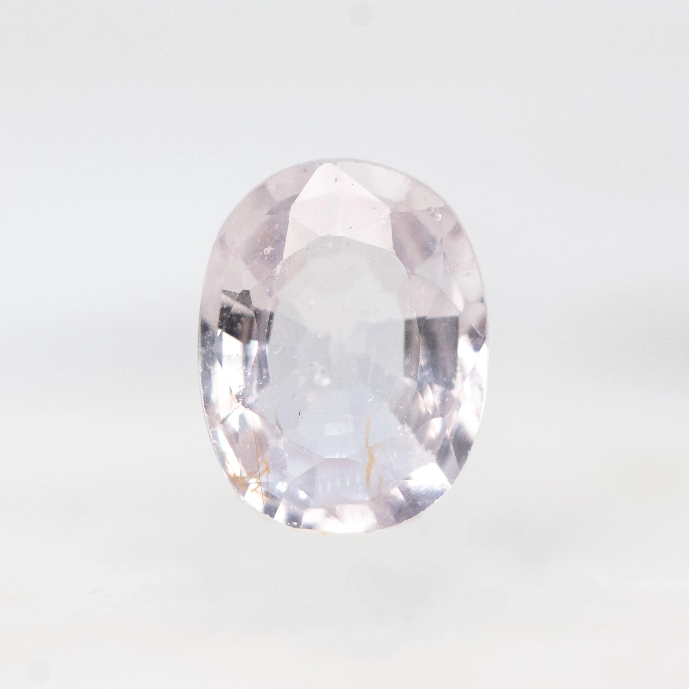 1.41 Carat Light Pink Oval Sapphire for Custom Work - Inventory Code LPOS141