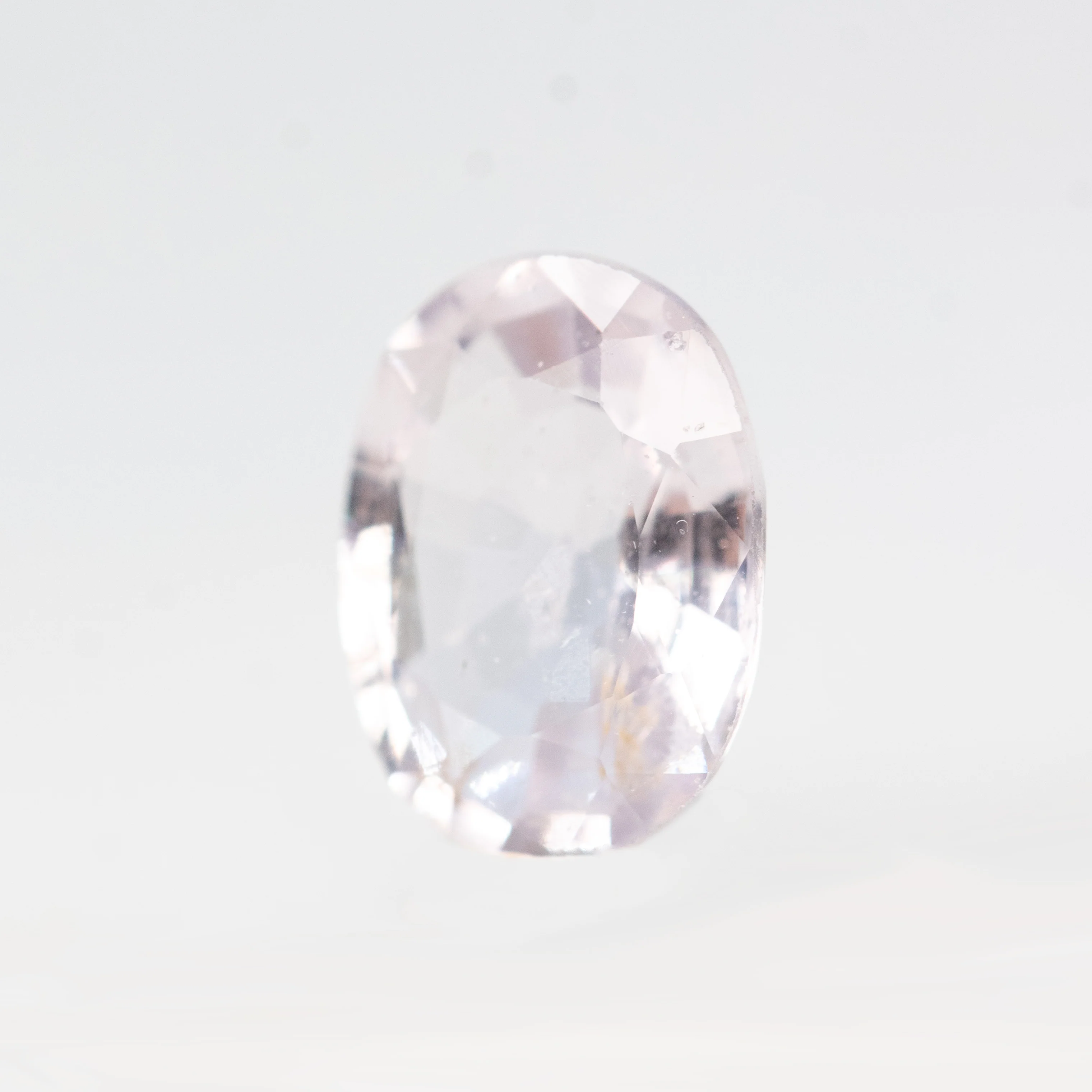 1.41 Carat Light Pink Oval Sapphire for Custom Work - Inventory Code LPOS141 - Image 3
