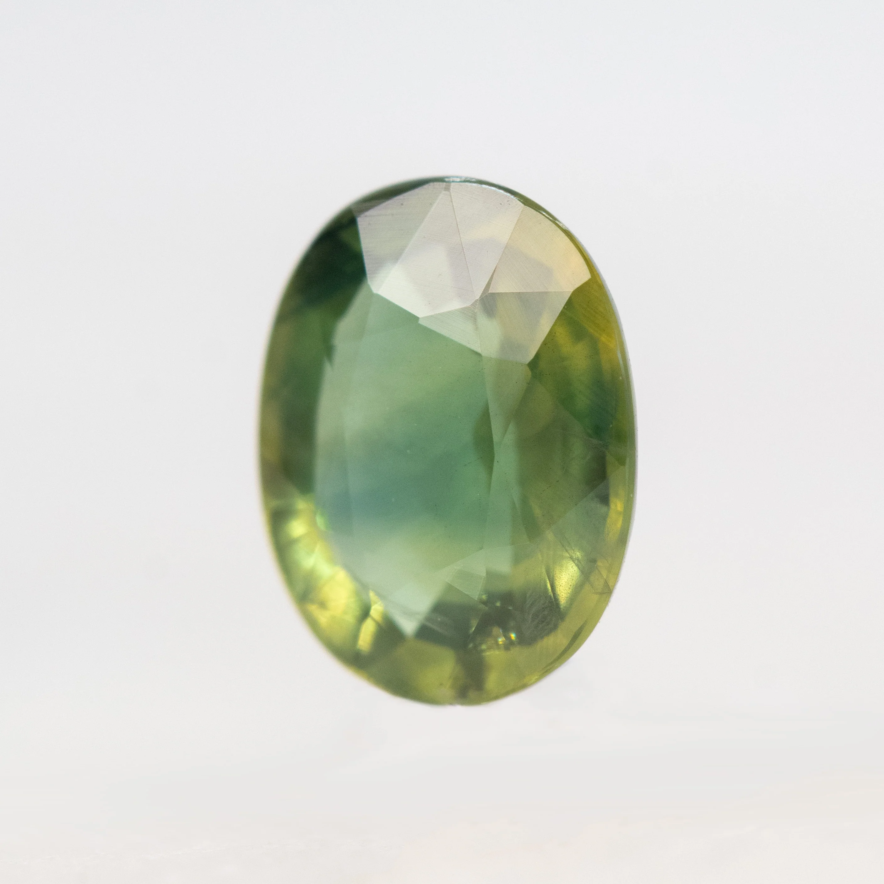 1.42 Carat Green Oval Sapphire for Custom Work - Inventory Code GOS142 - Image 3