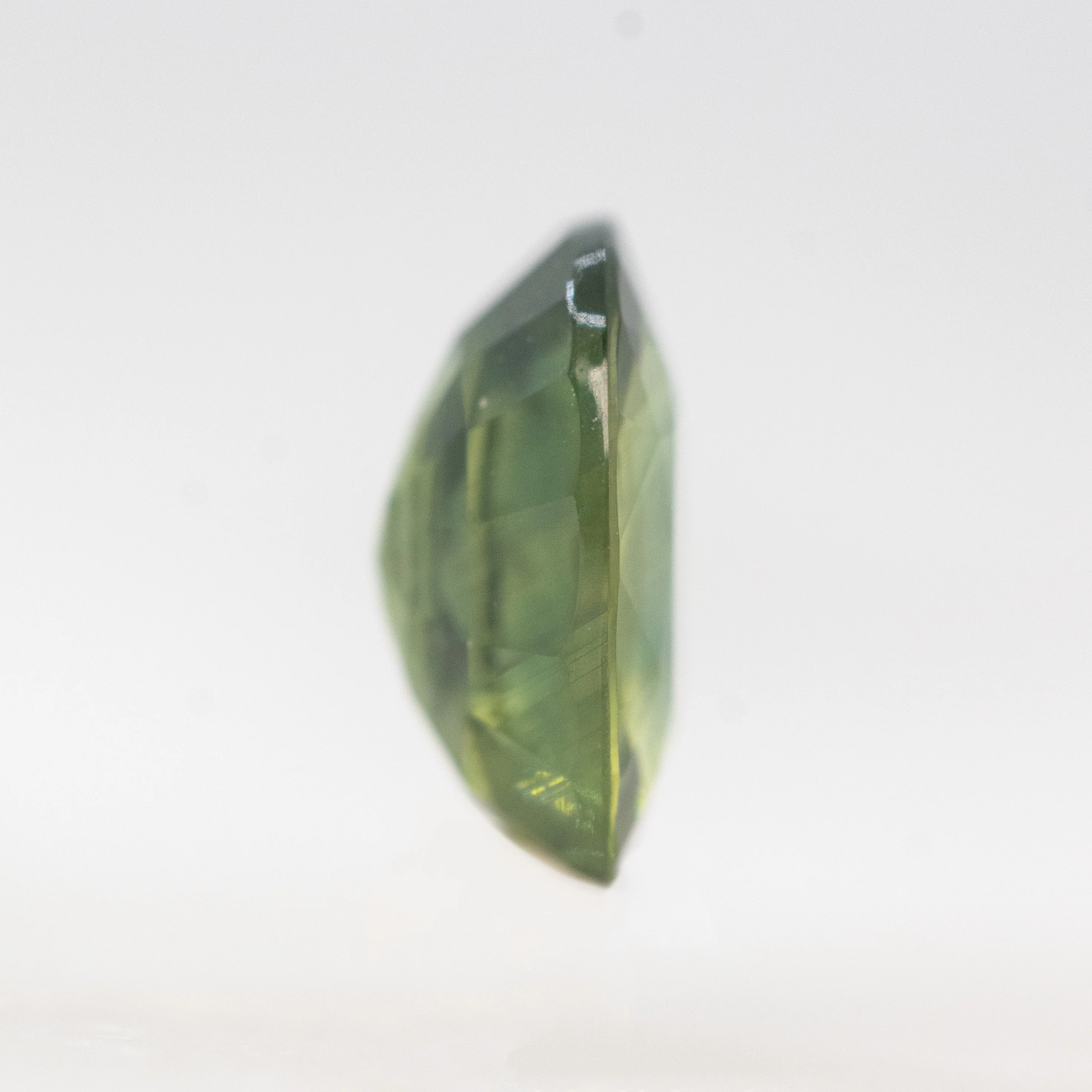 1.42 Carat Green Oval Sapphire for Custom Work - Inventory Code GOS142 - Image 5