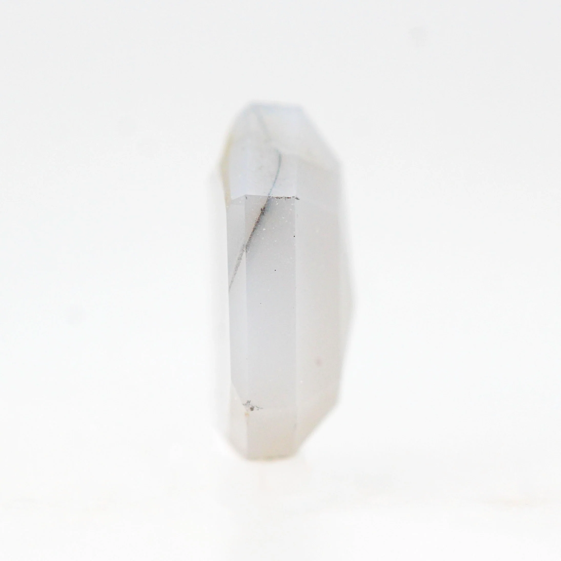 1.45 Carat Misty Gray Shield Salt and Pepper Diamond for Custom Work - Inventory Code MGS145 - Image 5
