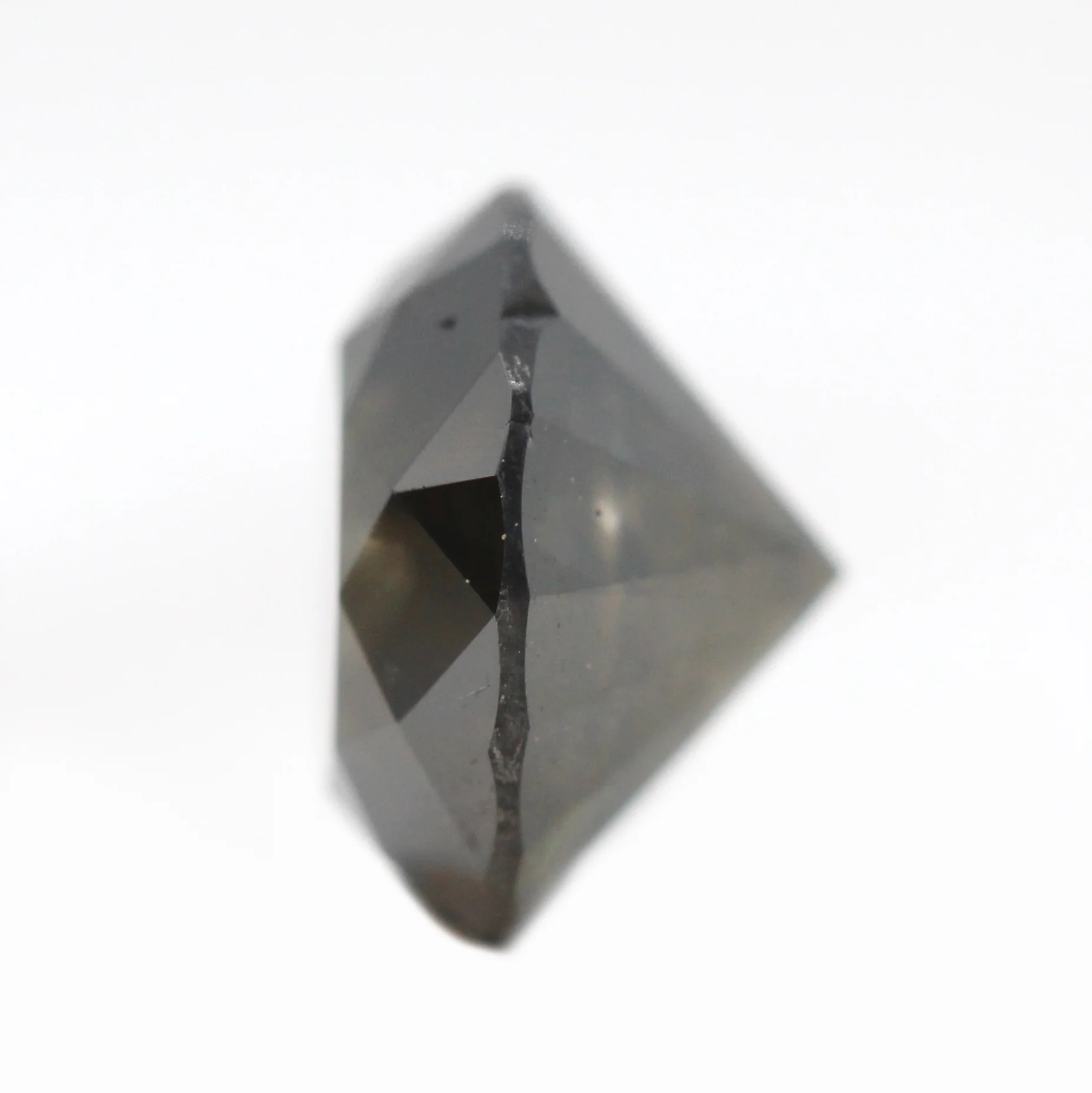 1.45 Carat Round Black Diamond for Custom Work - Inventory Code NBR145 - Image 5