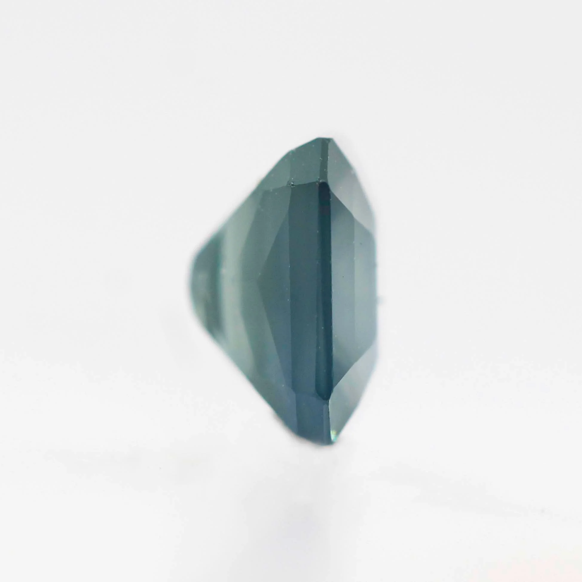 1.45 Carat Teal Asscher Cut Sapphire for Custom Work - Inventory Code TAS145 - Image 5