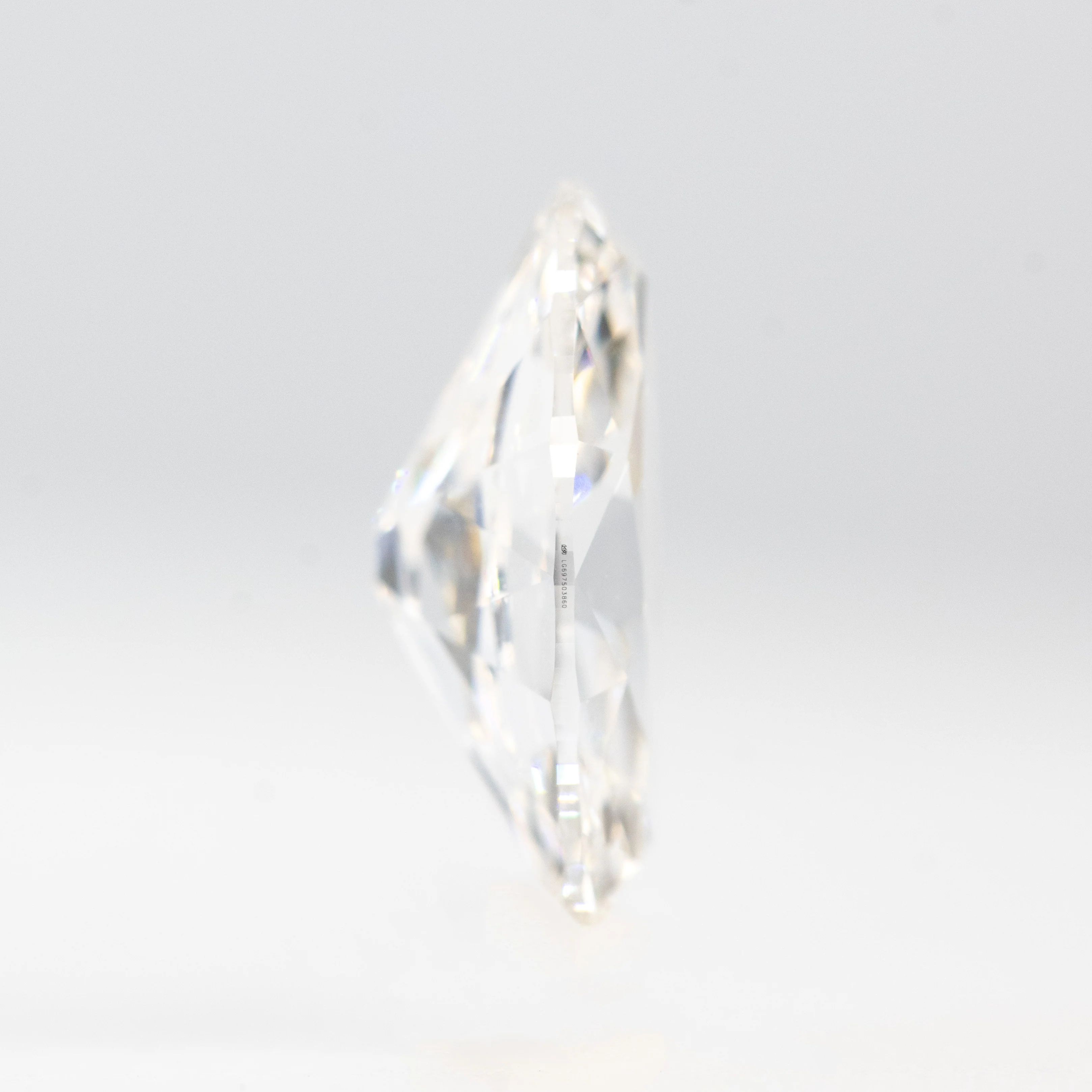 1.46 Carat Lab Grown Moval Diamond for Custom Work - Inventory Code LGO146 - Image 5
