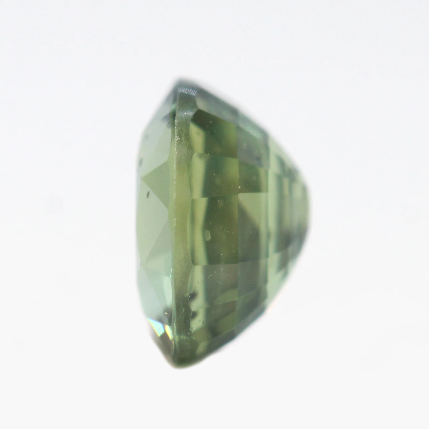 1.49 Carat Teal Green Oval Sapphire for Custom Work - Inventory Code GTOS149 - Image 4