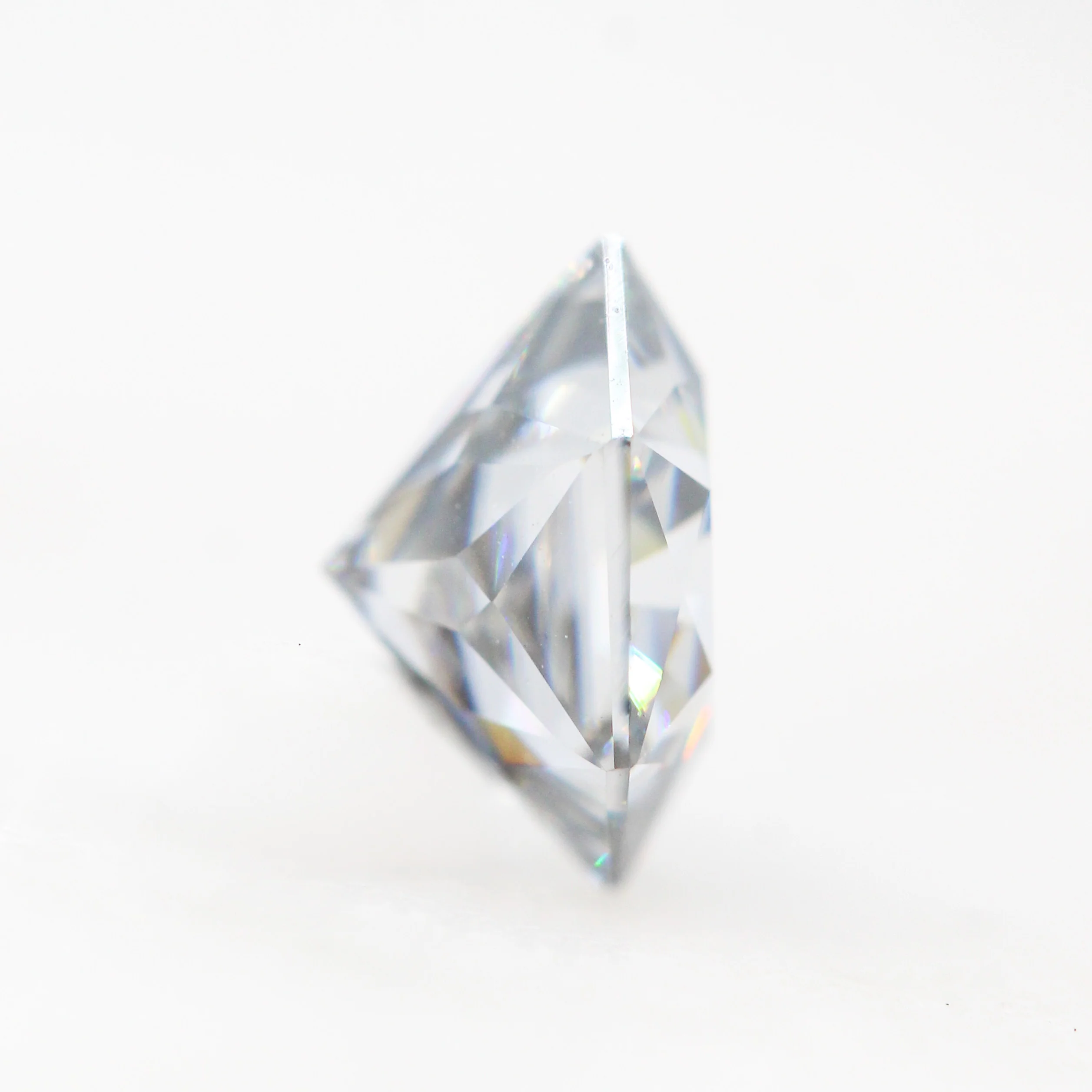 1.50 Carat Dark Gray Hexagon Moissanite for Custom Work - Inventory Code GHM150 - Image 5