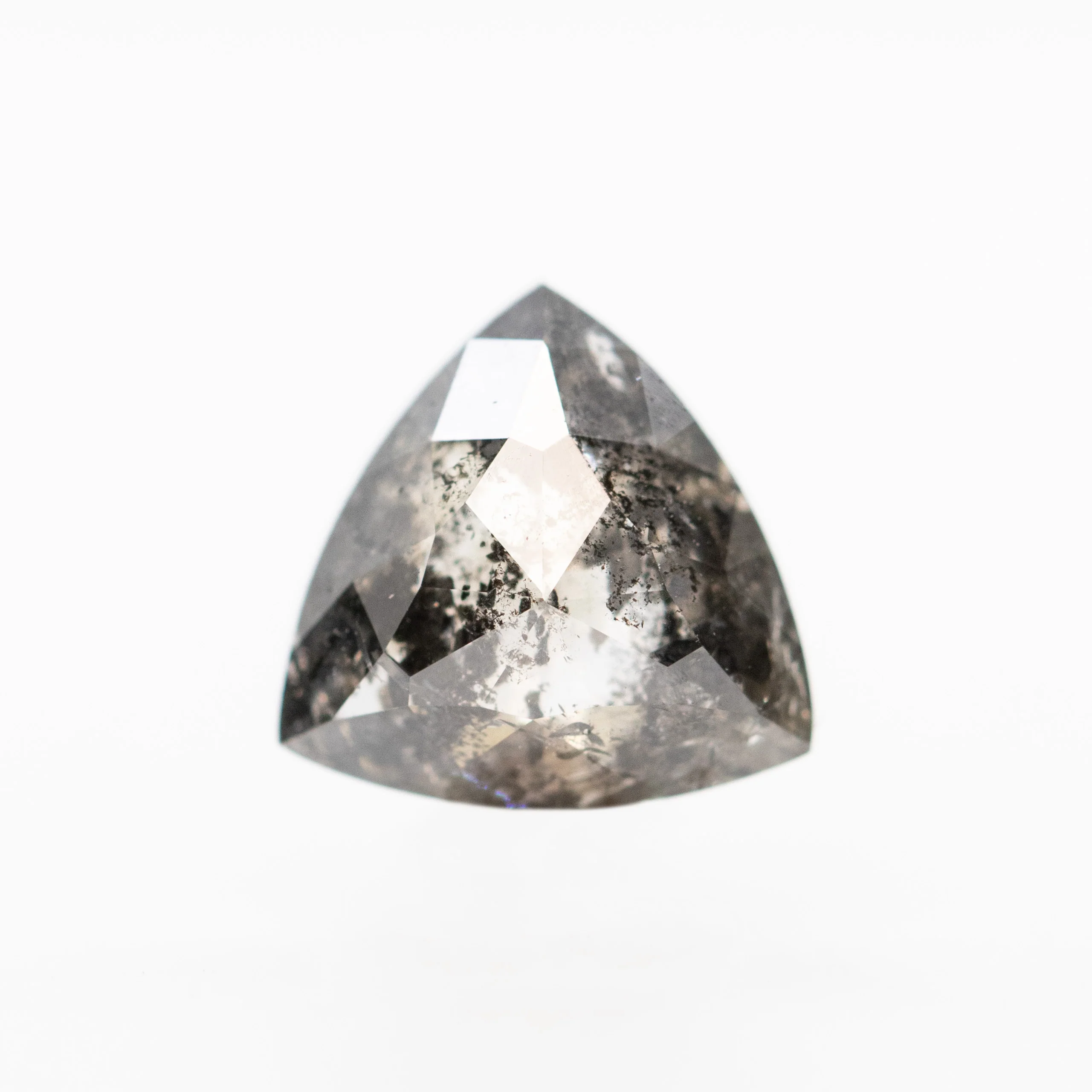 1.51 Carat Trillion Salt and Pepper Diamond for Custom Work - Inventory Code DCT151