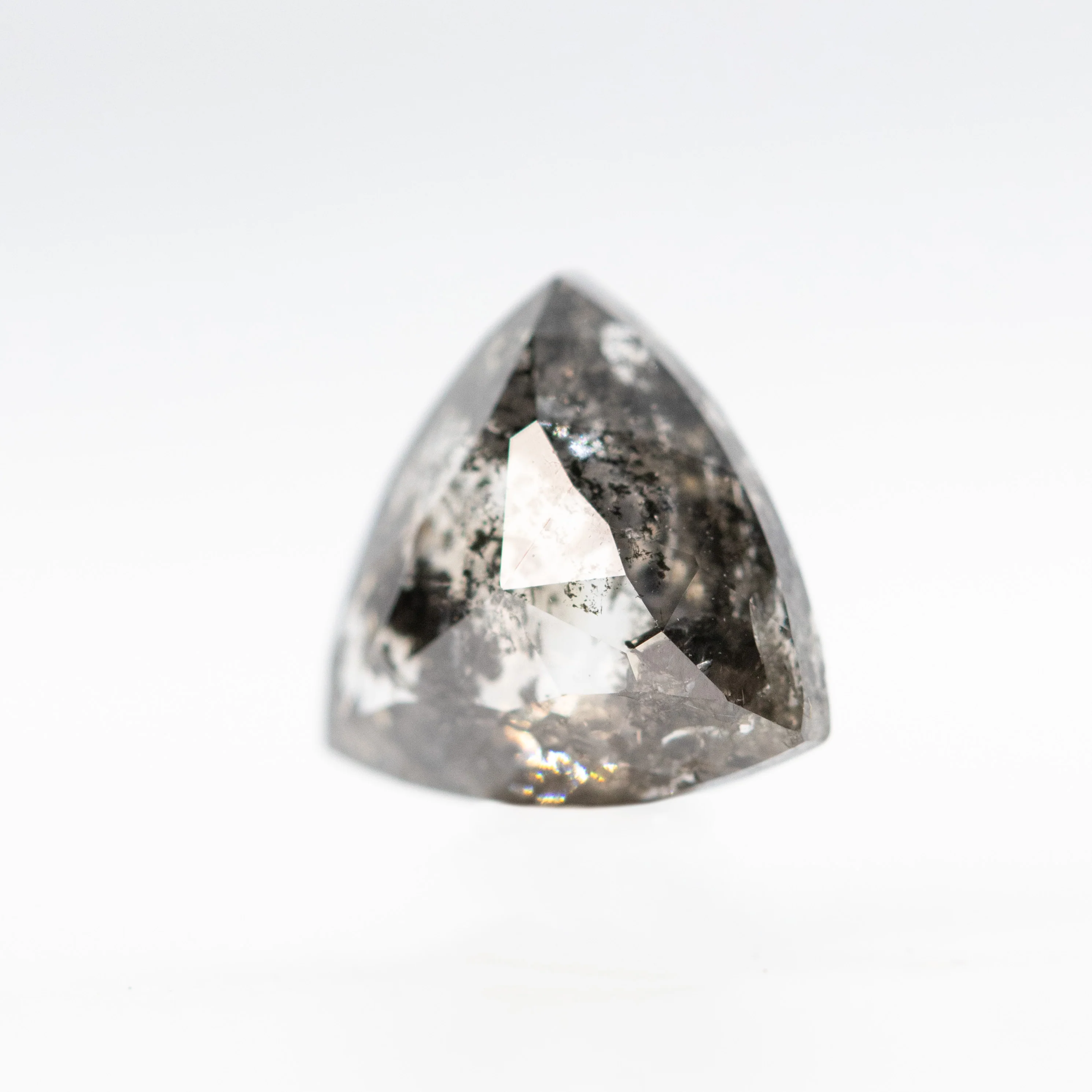 1.51 Carat Trillion Salt and Pepper Diamond for Custom Work - Inventory Code DCT151 - Image 3