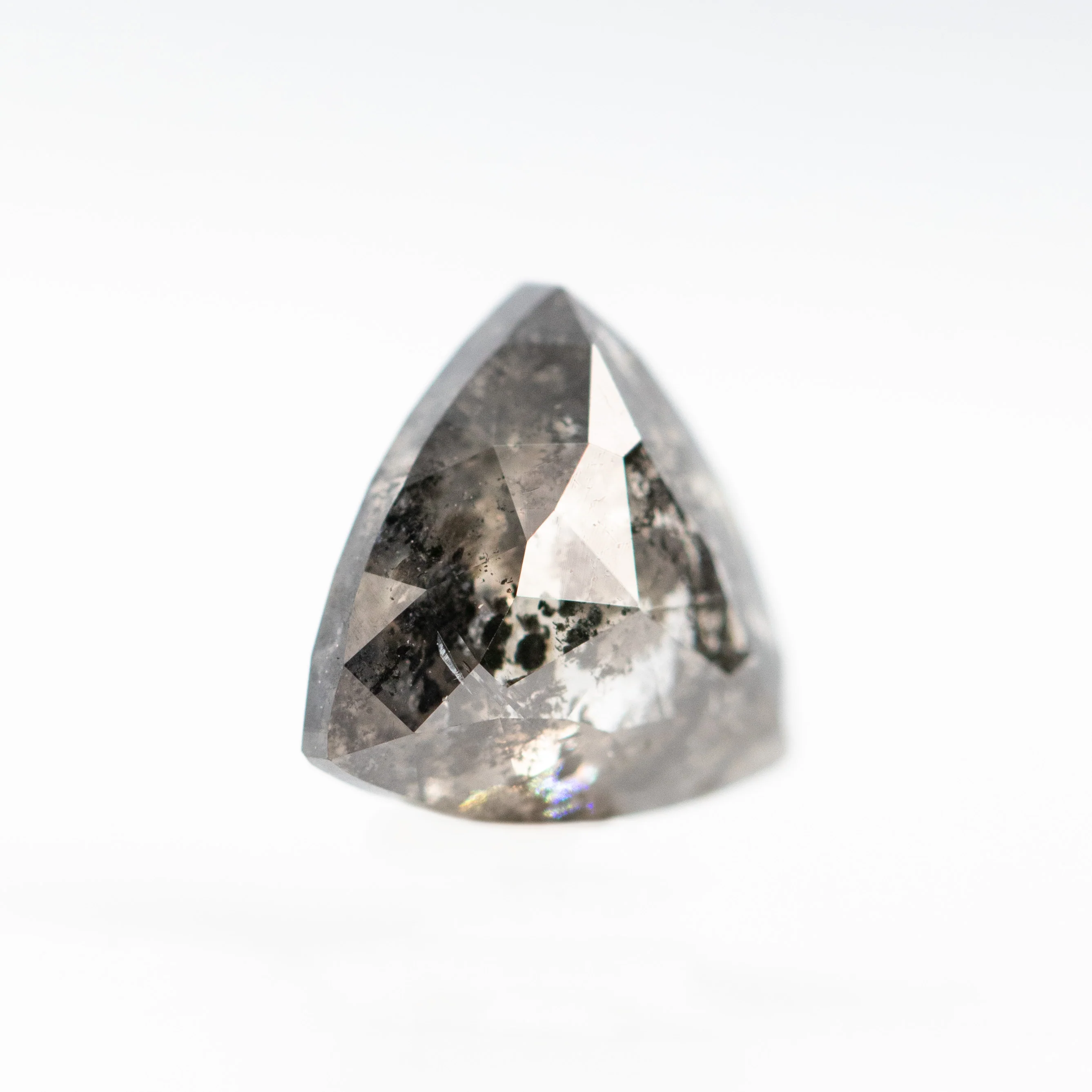 1.51 Carat Trillion Salt and Pepper Diamond for Custom Work - Inventory Code DCT151 - Image 4