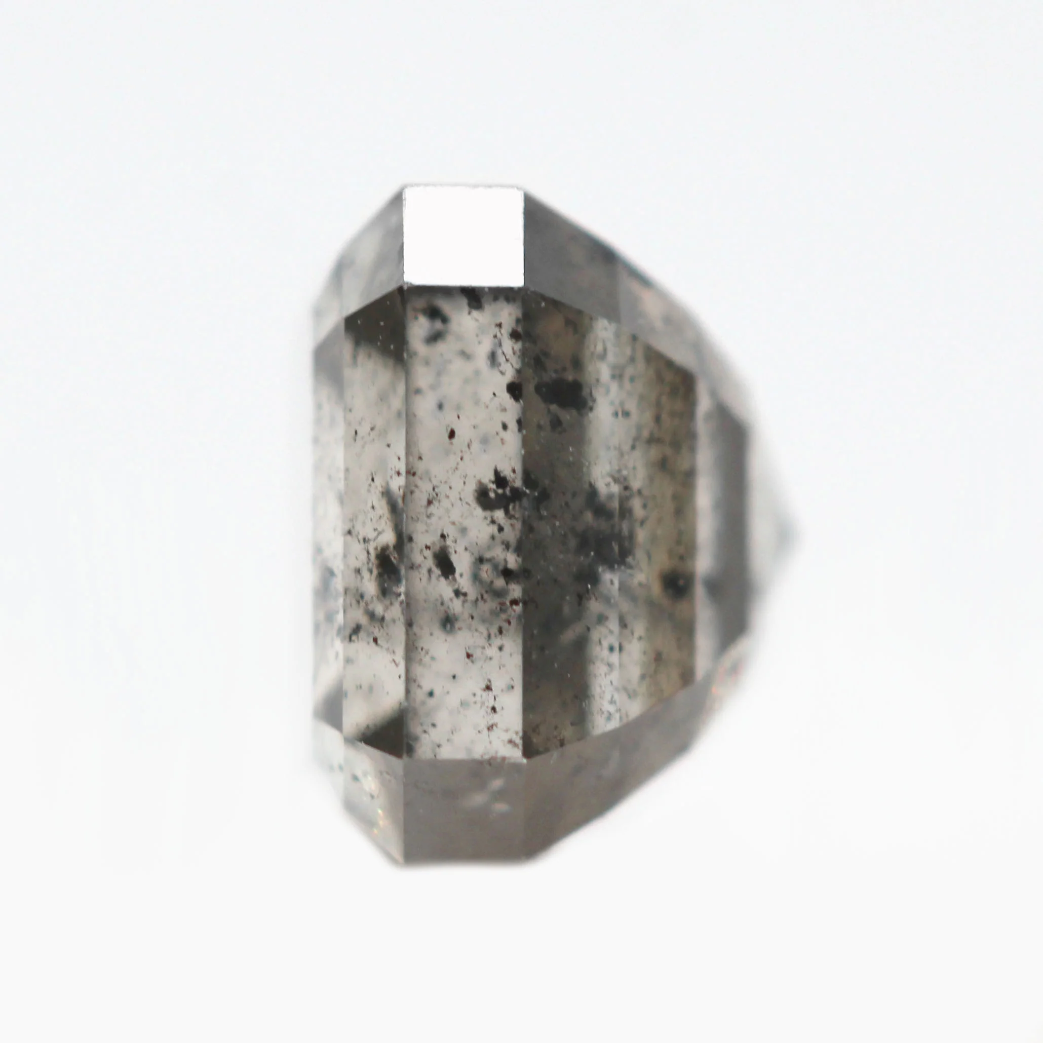 1.55 Carat Asscher Cut Champagne Brown Salt and Pepper Diamond for Custom Work - Inventory Code ABCD155 - Image 5