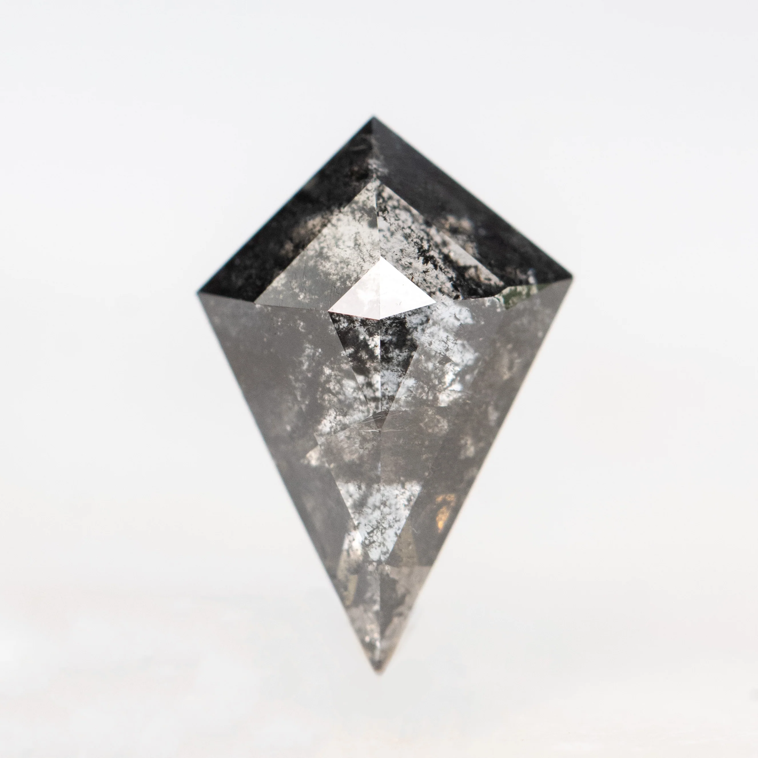 1.55 Carat Black Kite Salt and Pepper Diamond for Custom Work - Inventory Code BCK155