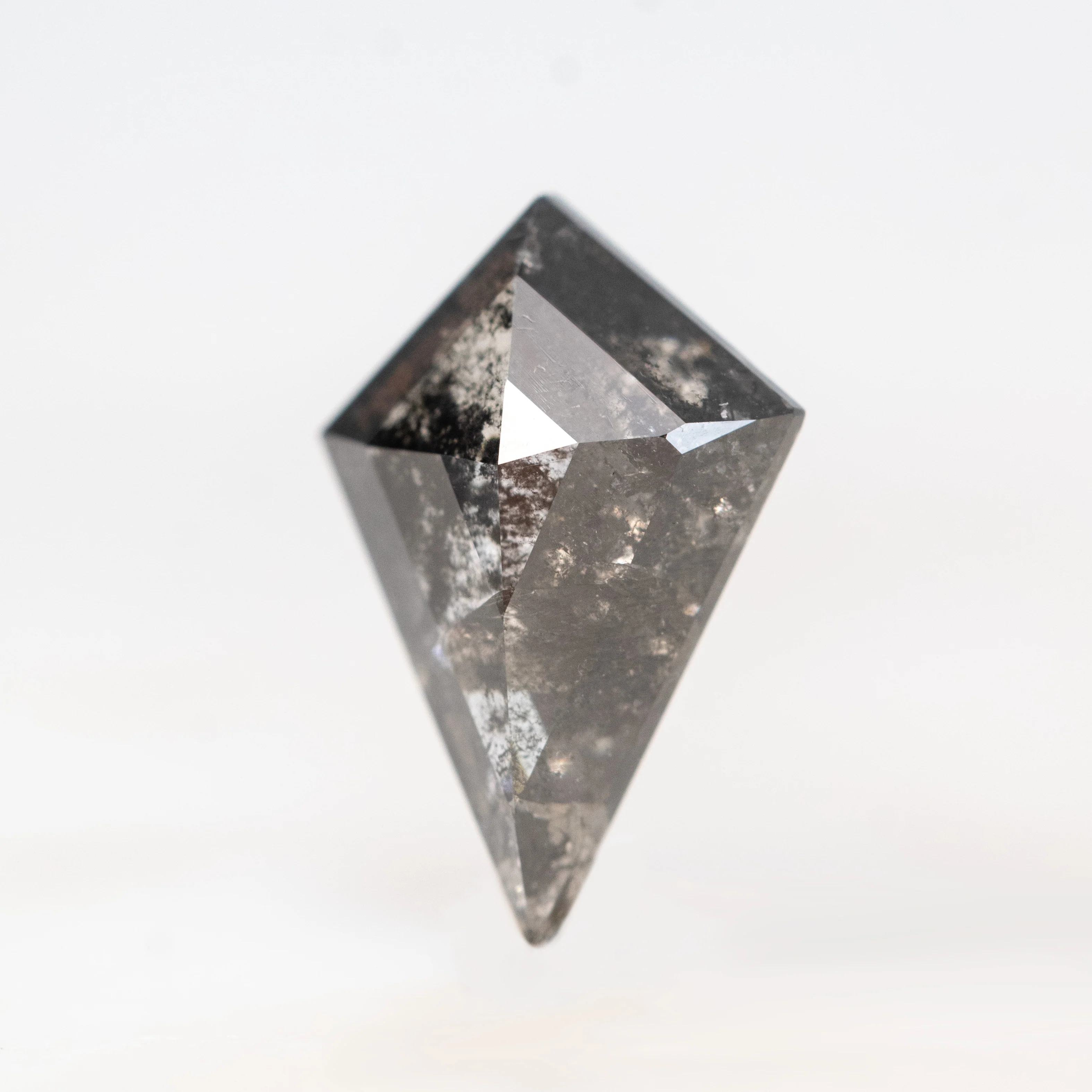 1.55 Carat Black Kite Salt and Pepper Diamond for Custom Work - Inventory Code BCK155 - Image 3