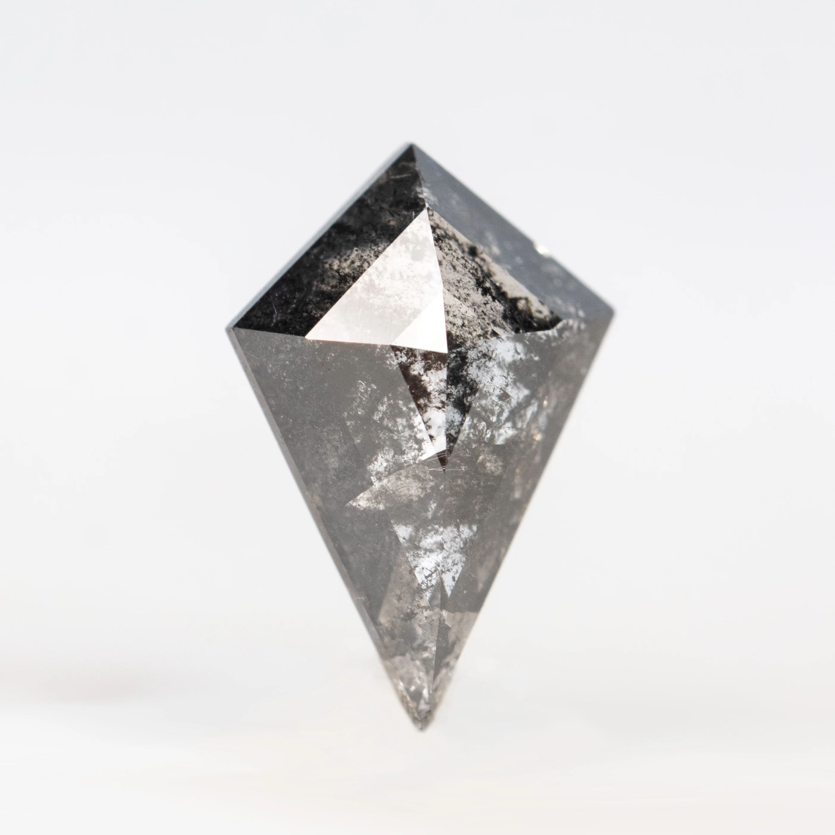 1.55 Carat Black Kite Salt and Pepper Diamond for Custom Work - Inventory Code BCK155 - Image 4