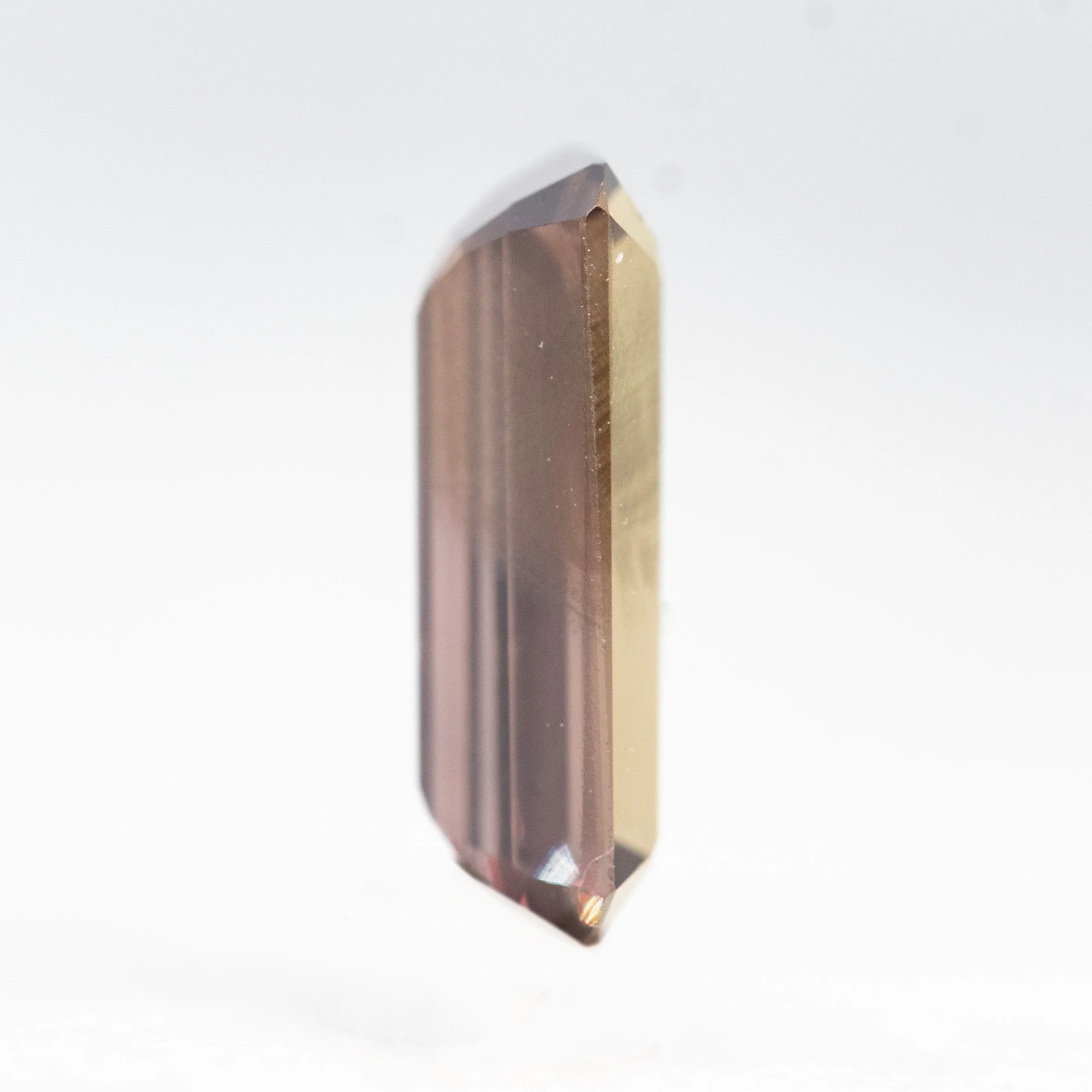 1.68 Carat Brown Emerald Cut Sapphire for Custom Work - Inventory Code BECS168 - Image 5