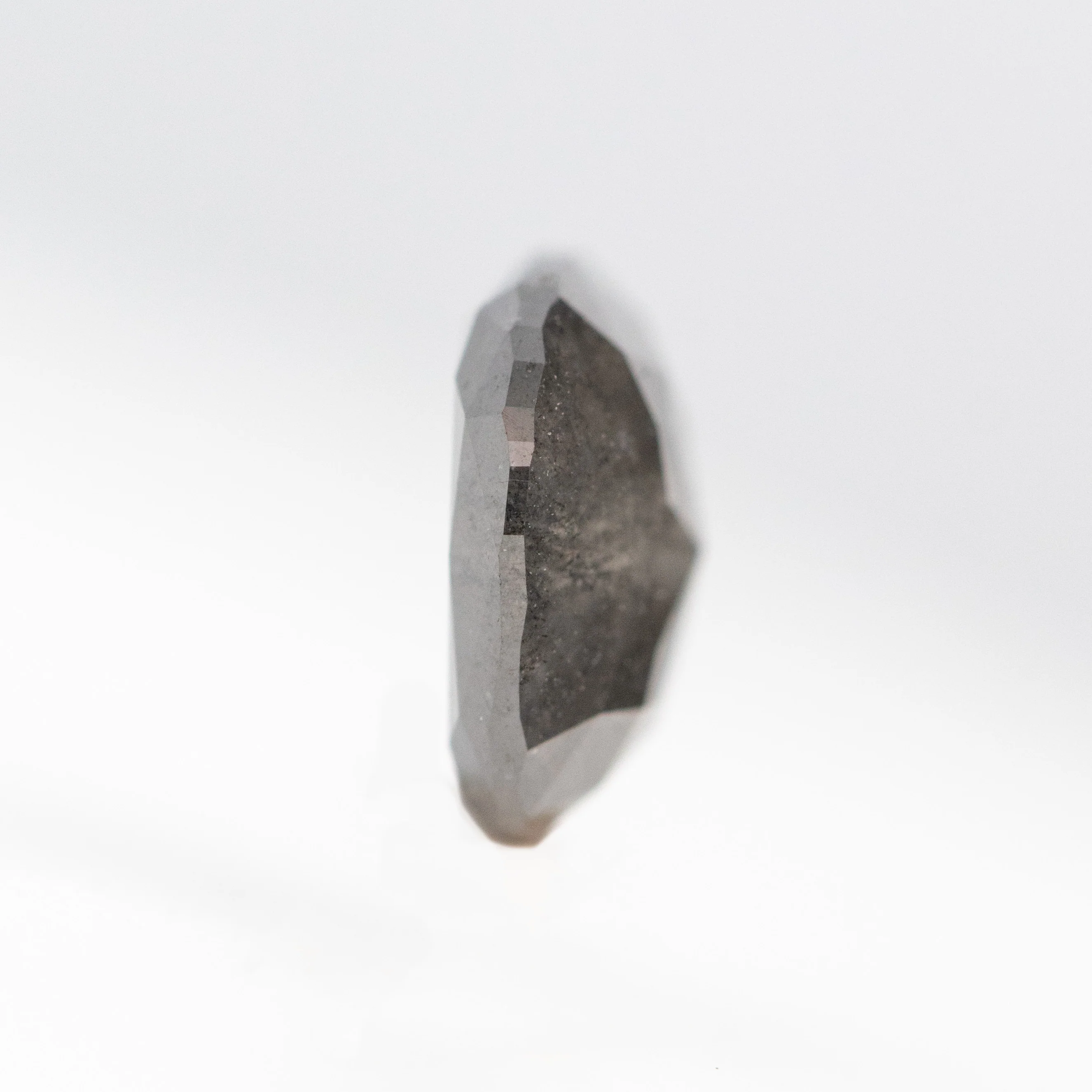 1.72 Carat Dark Gray Cushion Salt and Pepper Diamond for Custom Work - Inventory Code DSC172 - Image 5