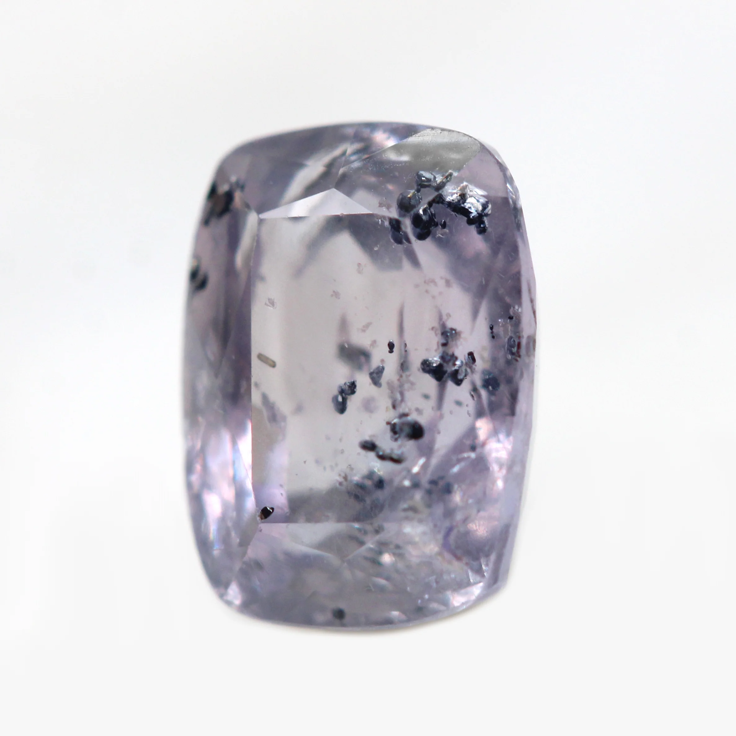 1.75 Carat Elongated Cushion Cut Light Purple Sapphire for Custom Work - Inventory Code PCS175 - Image 3