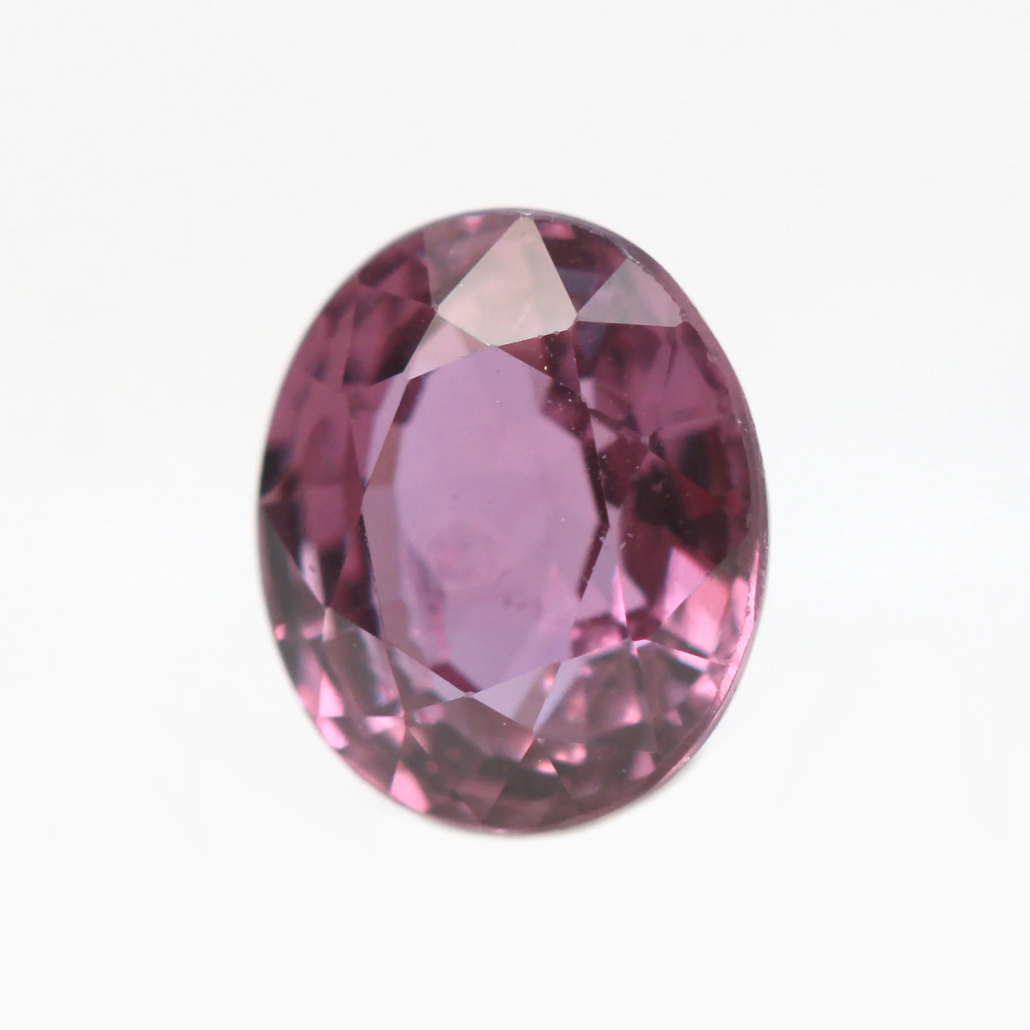 1.79 Carat Magenta Oval Madagascar Sapphire for Custom Work - Inventory Code POS179 - Image 3