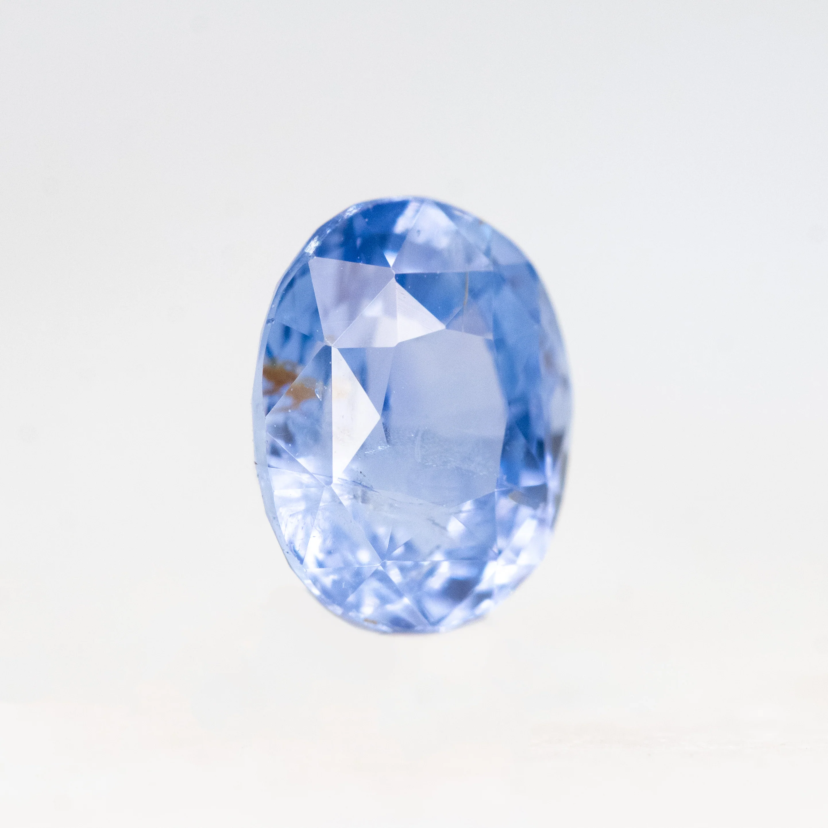 1.80 Carat Light Blue Oval Sapphire for Custom Work - Inventory Code BOS180 - Image 4