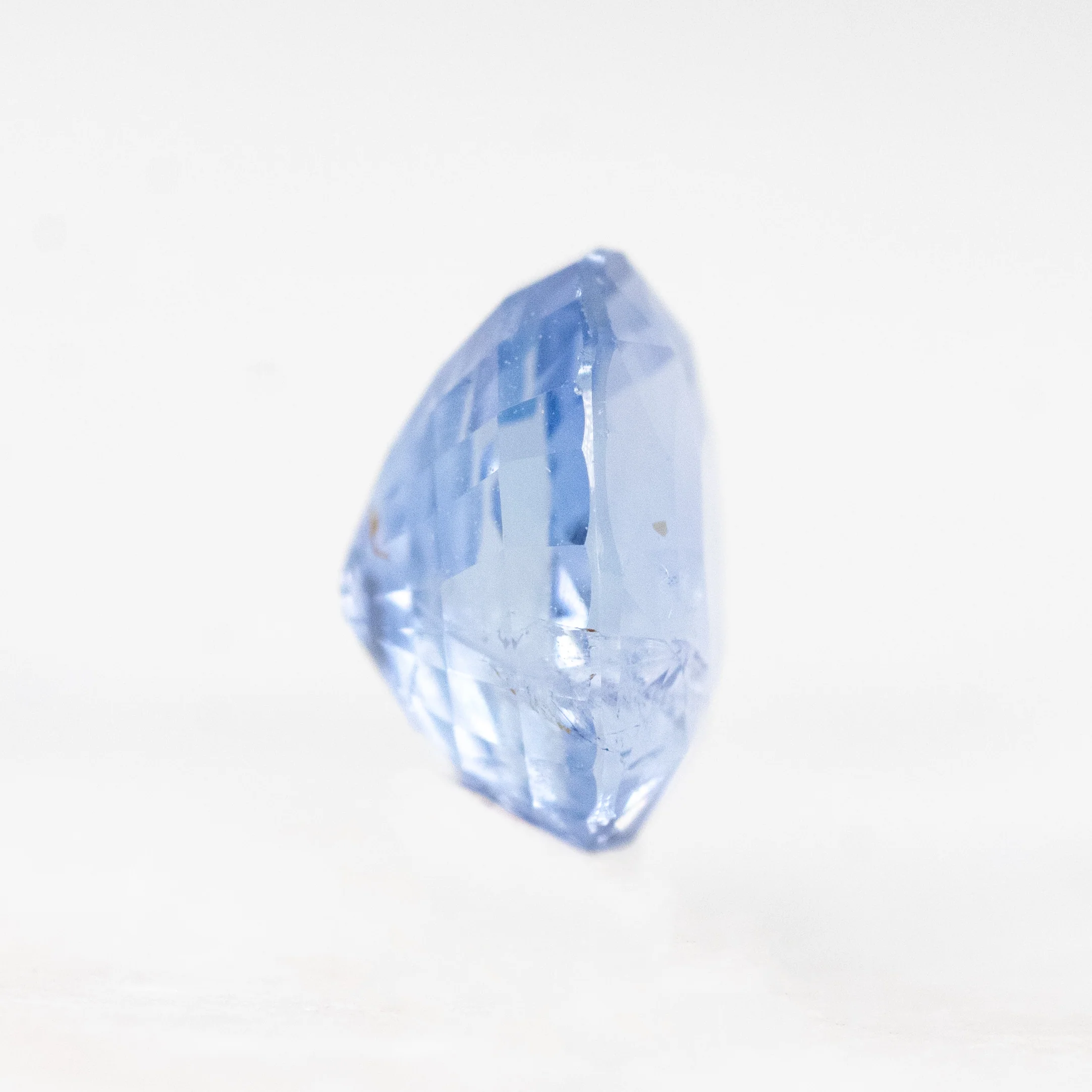 1.80 Carat Light Blue Oval Sapphire for Custom Work - Inventory Code BOS180 - Image 5