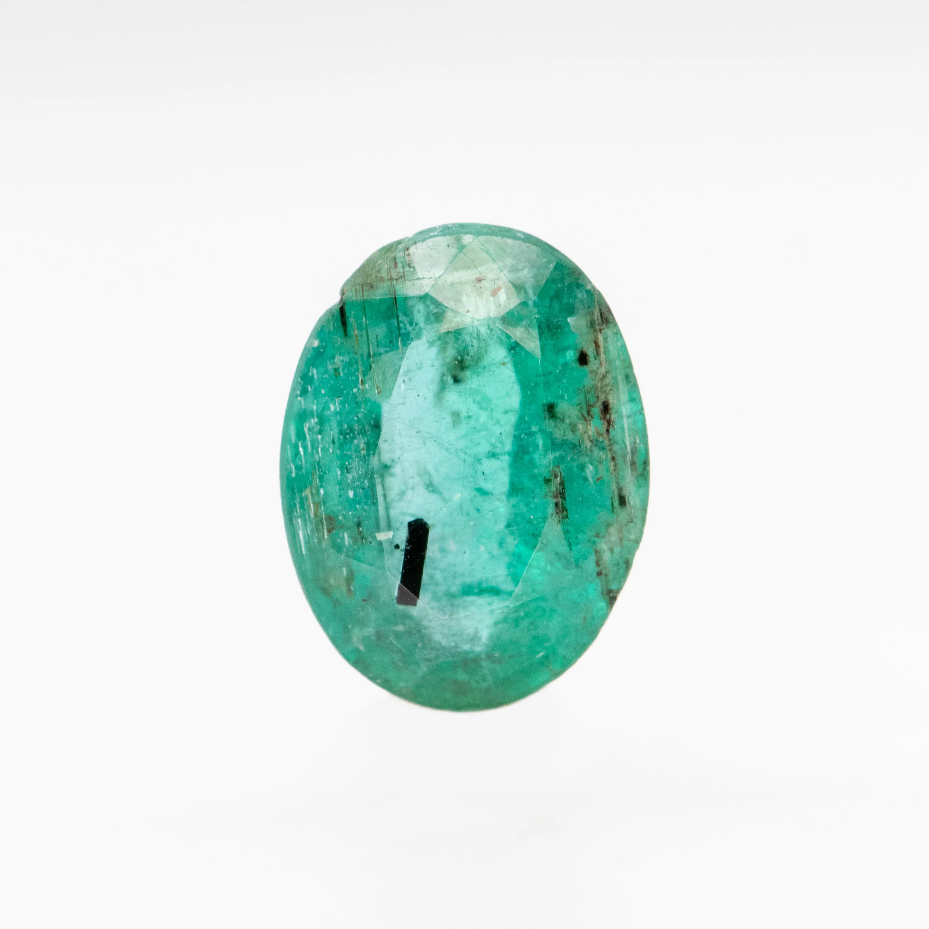 1.80 Carat Oval Emerald for Custom Work - Inventory Code GOE180