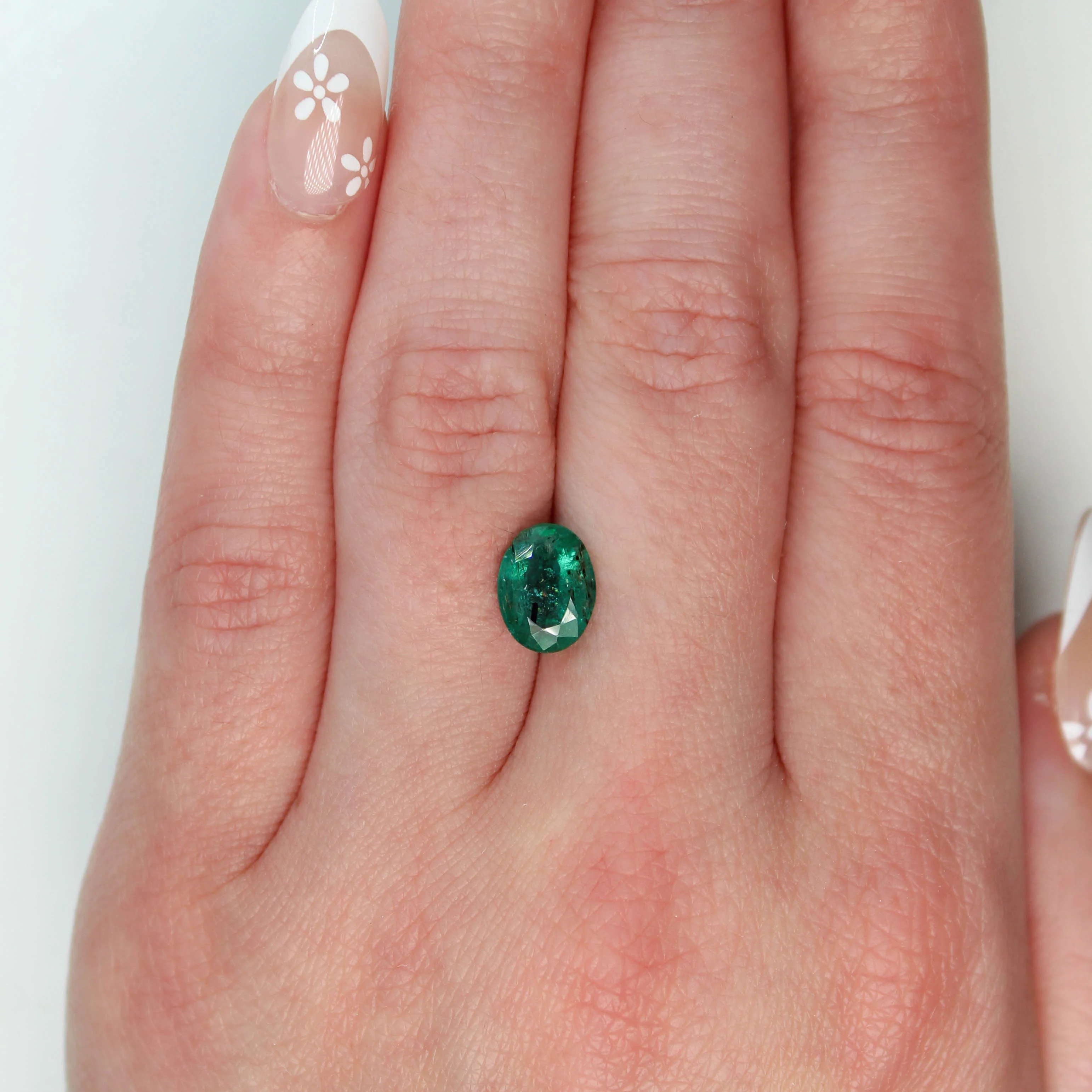 1.80 Carat Oval Emerald for Custom Work - Inventory Code GOE180 - Image 2