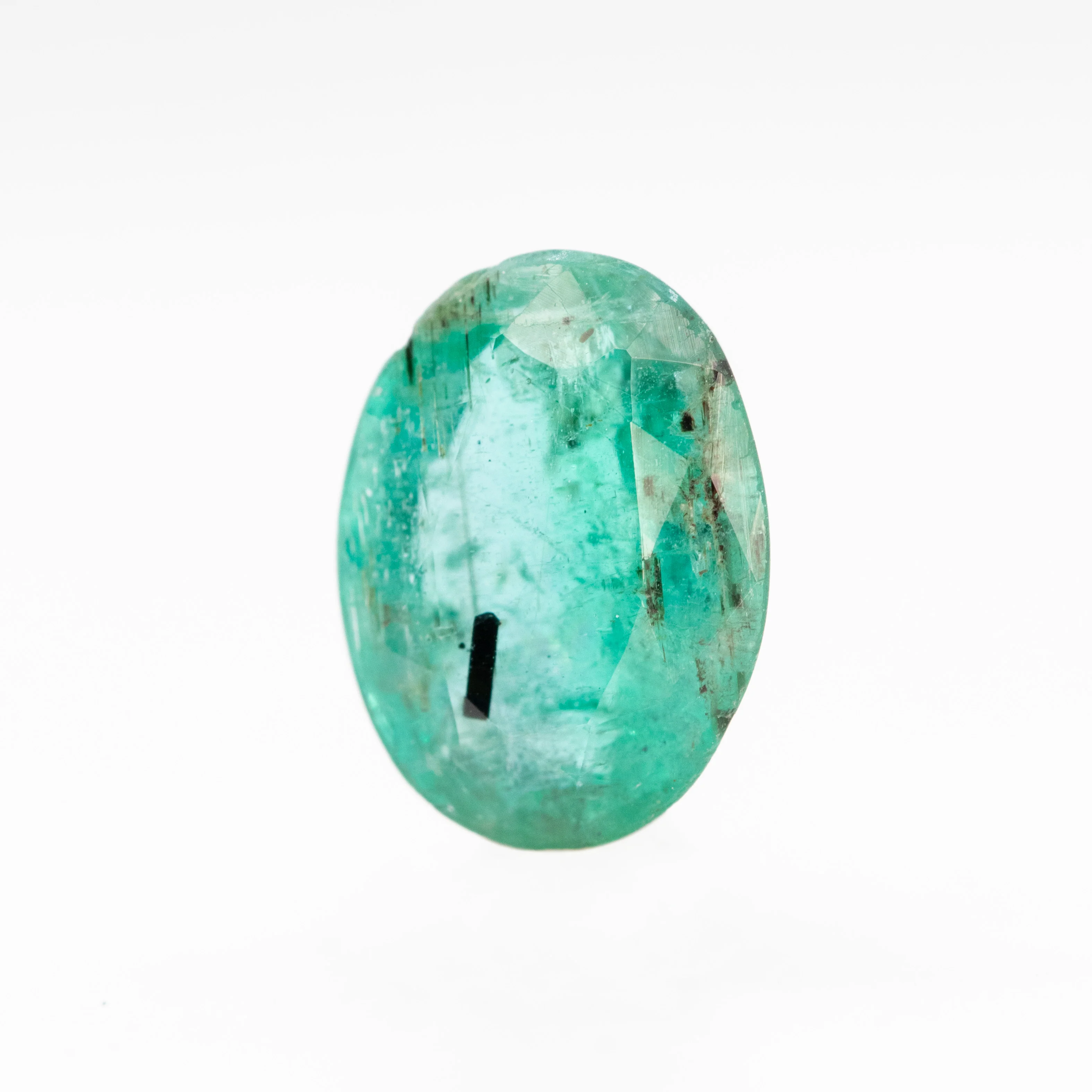 1.80 Carat Oval Emerald for Custom Work - Inventory Code GOE180 - Image 3