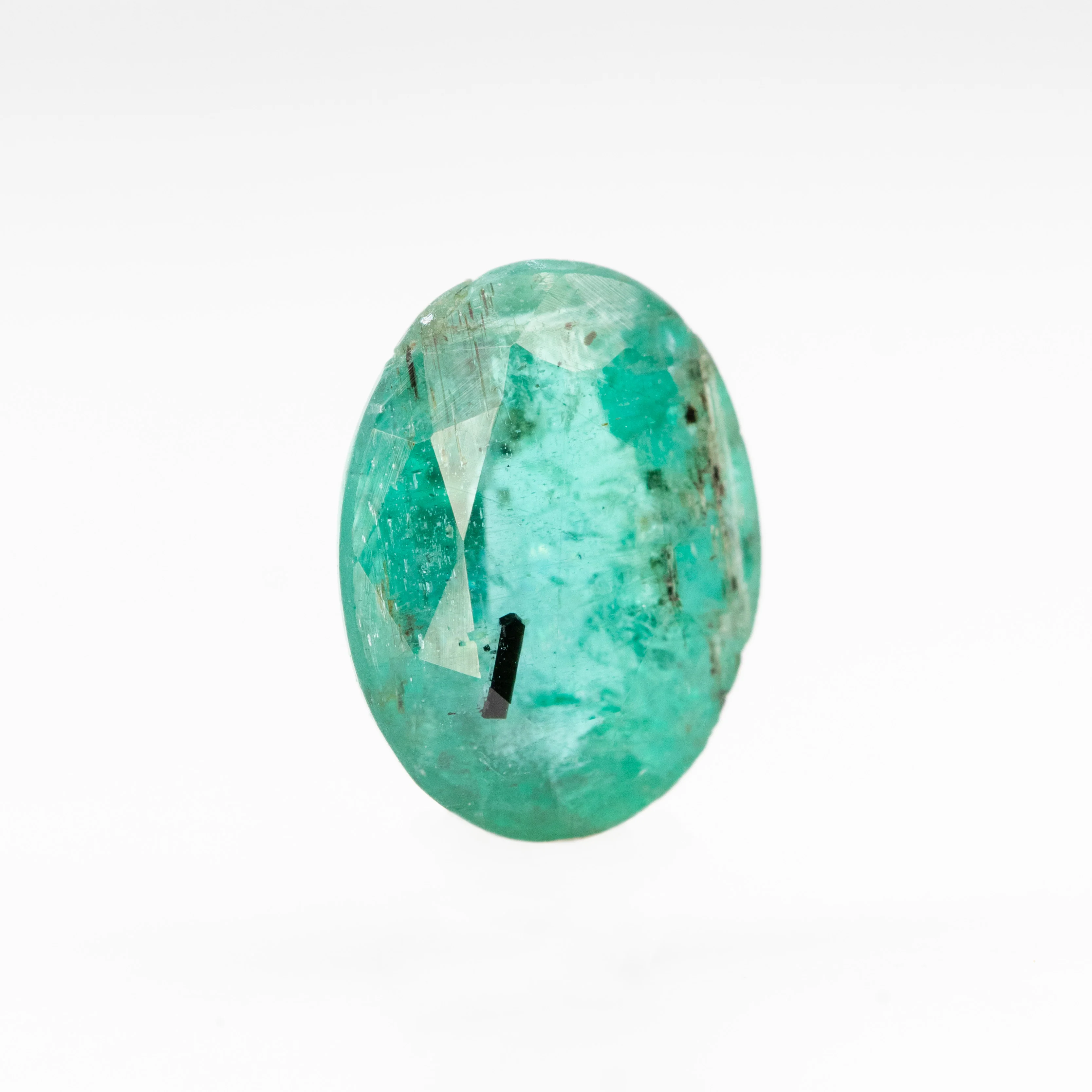 1.80 Carat Oval Emerald for Custom Work - Inventory Code GOE180 - Image 4