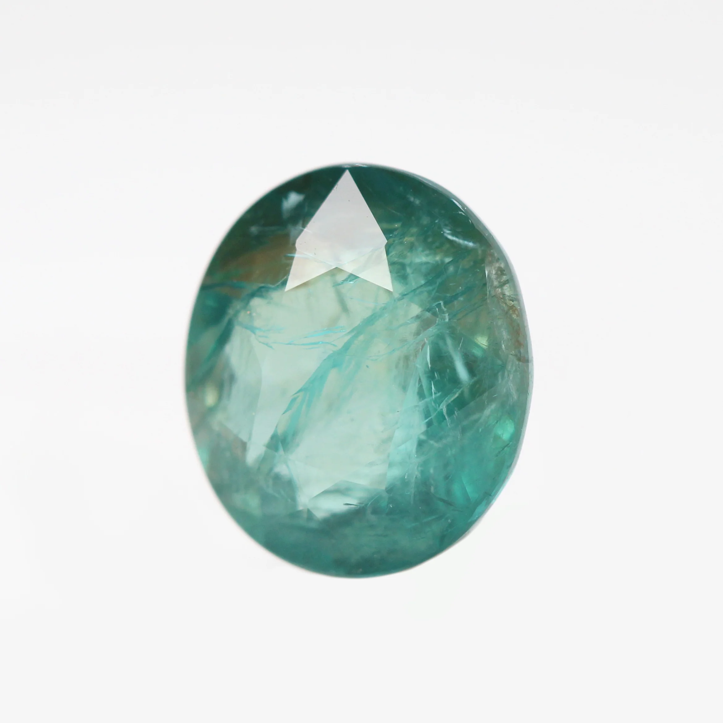 1.80 Carat Teal Oval Grandidierite for Custom Work - Inventory Code TOG180 - Image 3